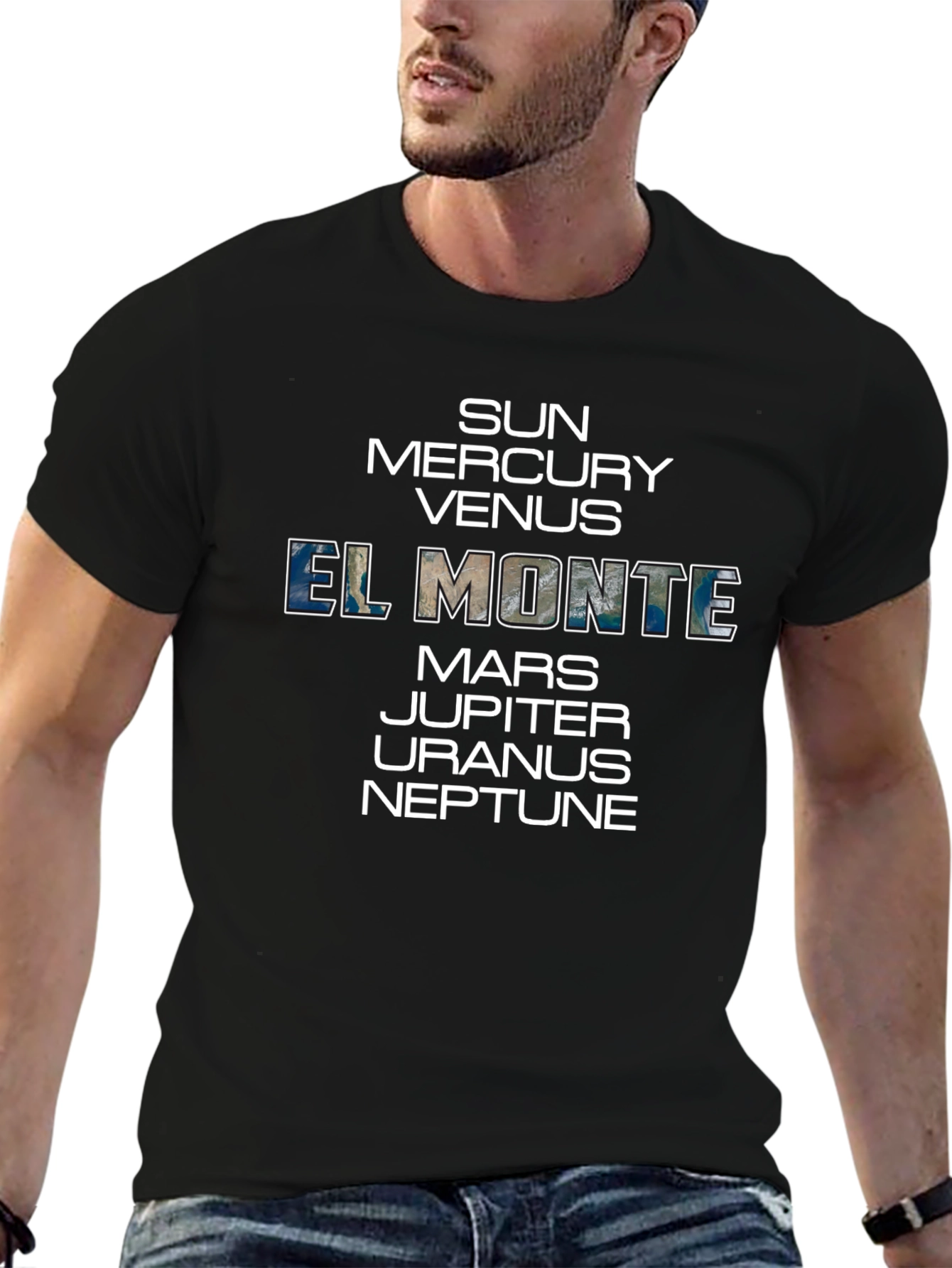 El Monte Planets Graphic Tee - Stylish Space T-Shirt