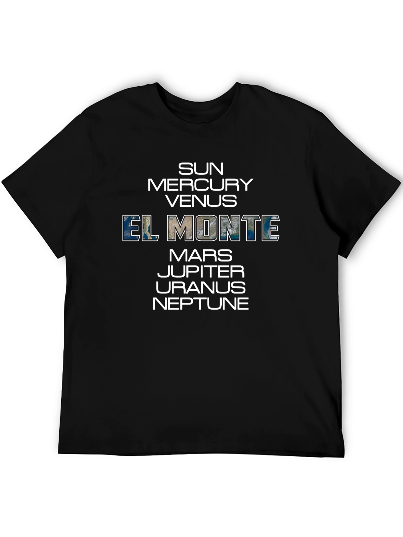 El Monte Planets Graphic Tee - Stylish Space T-Shirt