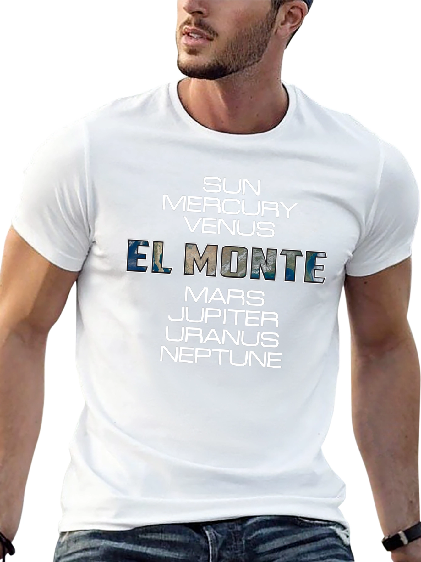 El Monte Planets Graphic Tee - Stylish Space T-Shirt