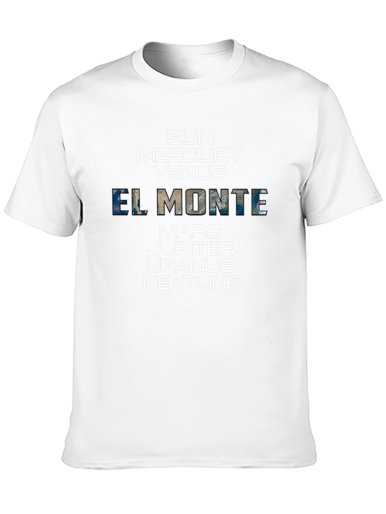 El Monte Planets Graphic Tee - Stylish Space T-Shirt