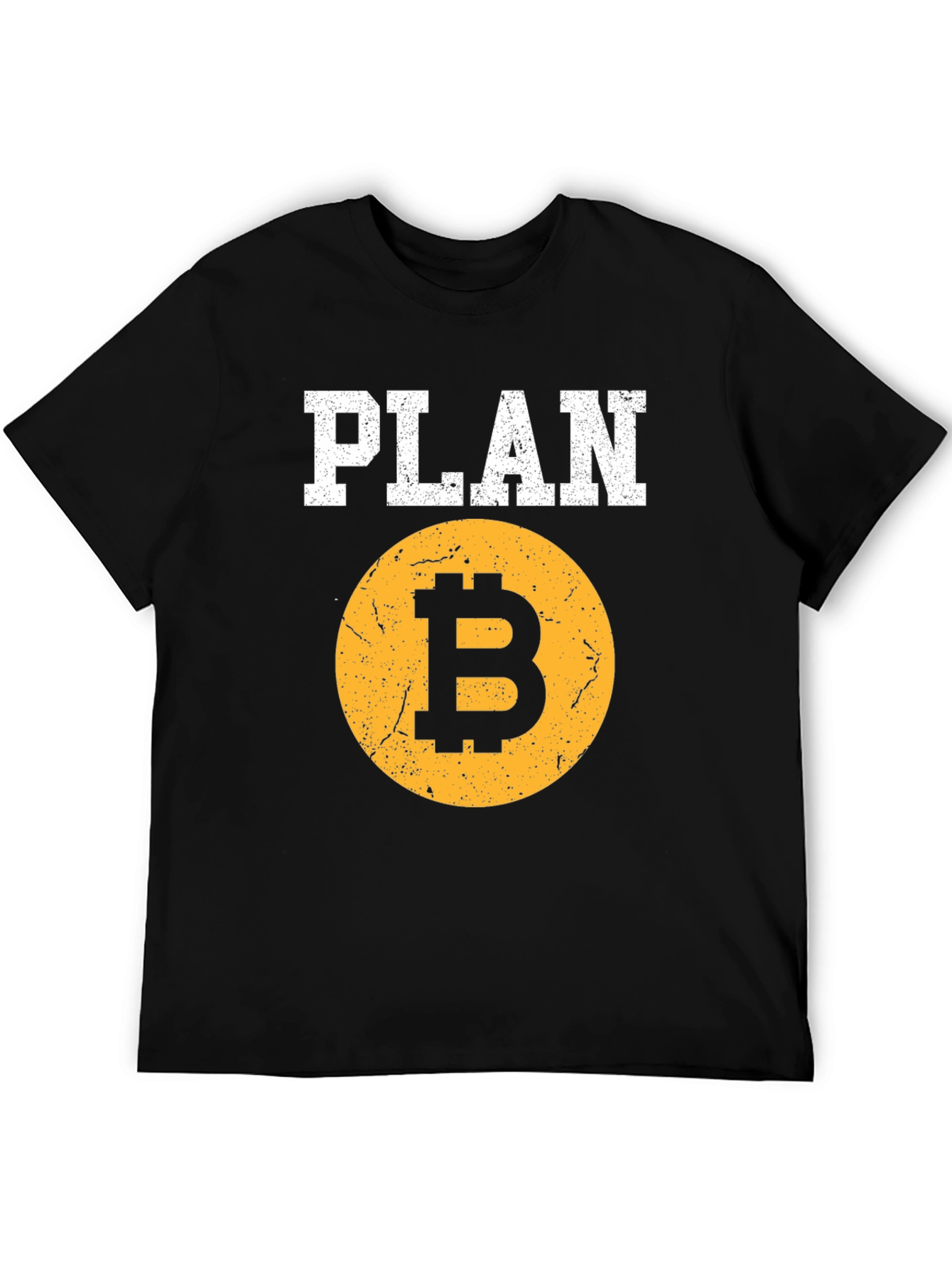 Bitcoin Plan Black T-Shirt Crypto Currency Tee