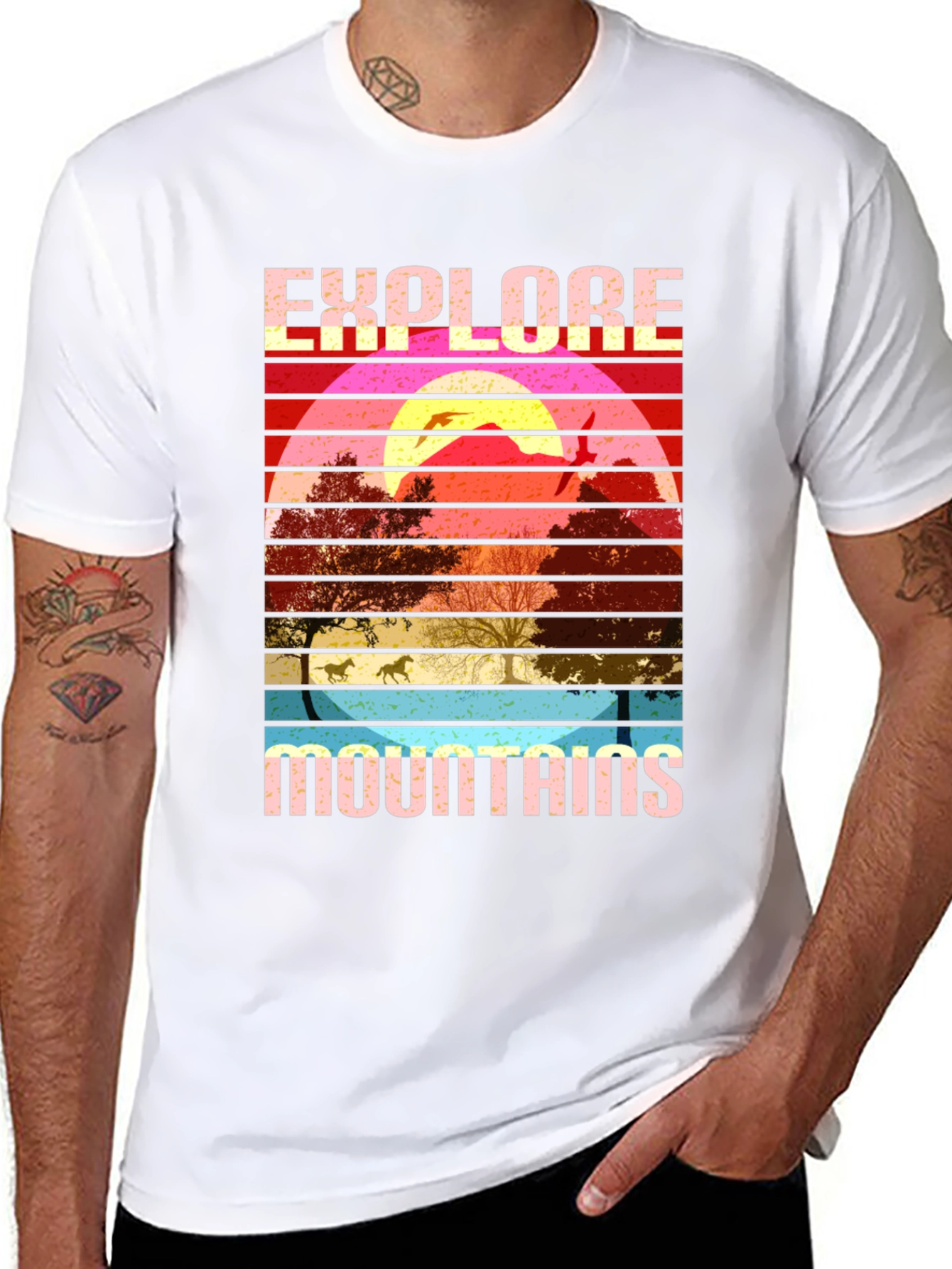 Explore Mountains Graphic Tee