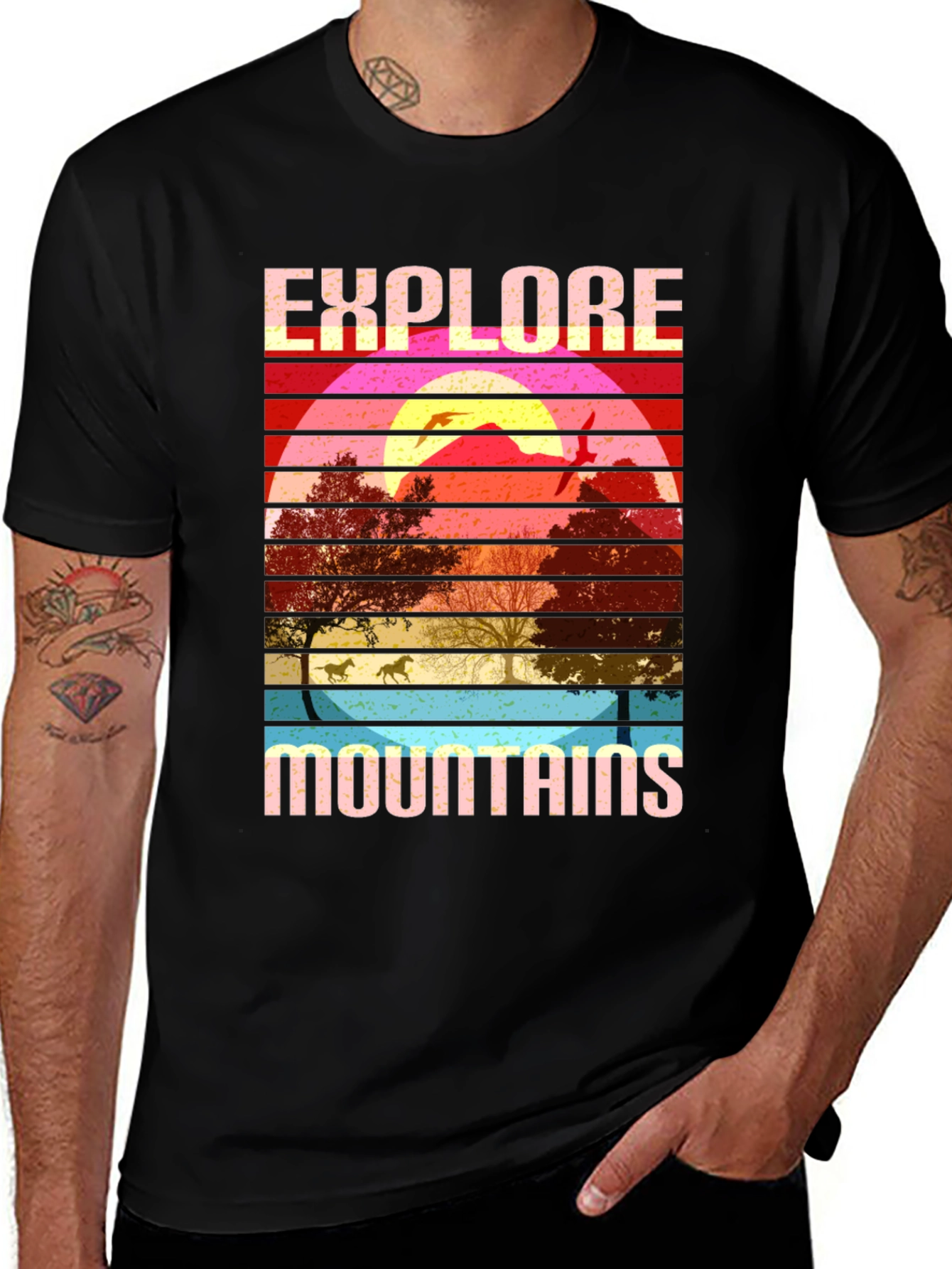 Explore Mountains Graphic Tee