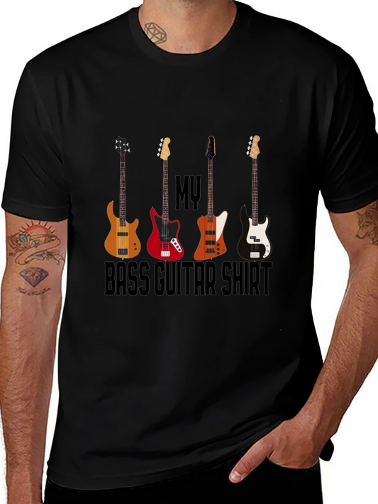 My Bass Guitar Shirt | Black T-Shirt