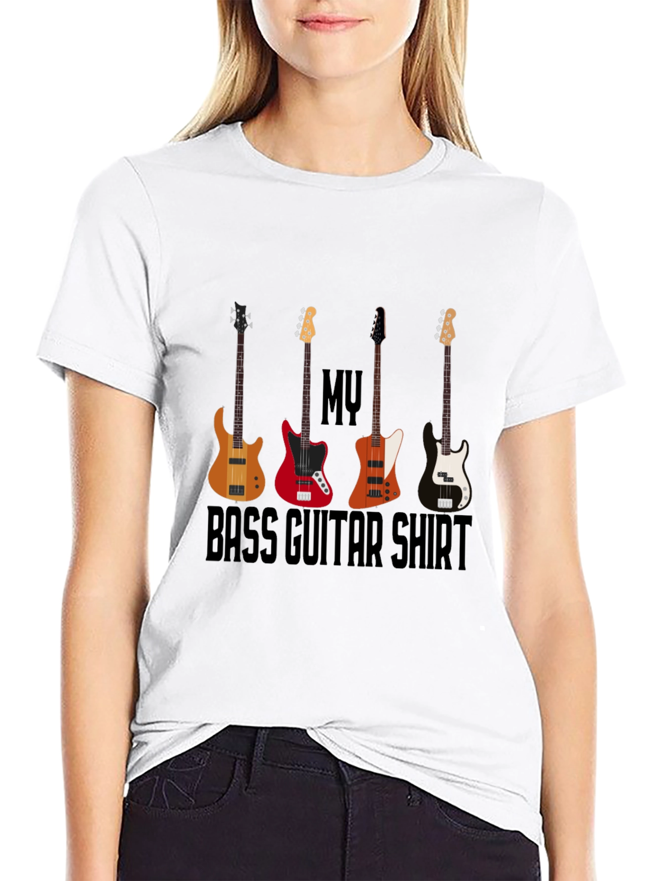 My Bass Guitar Shirt | Black T-Shirt