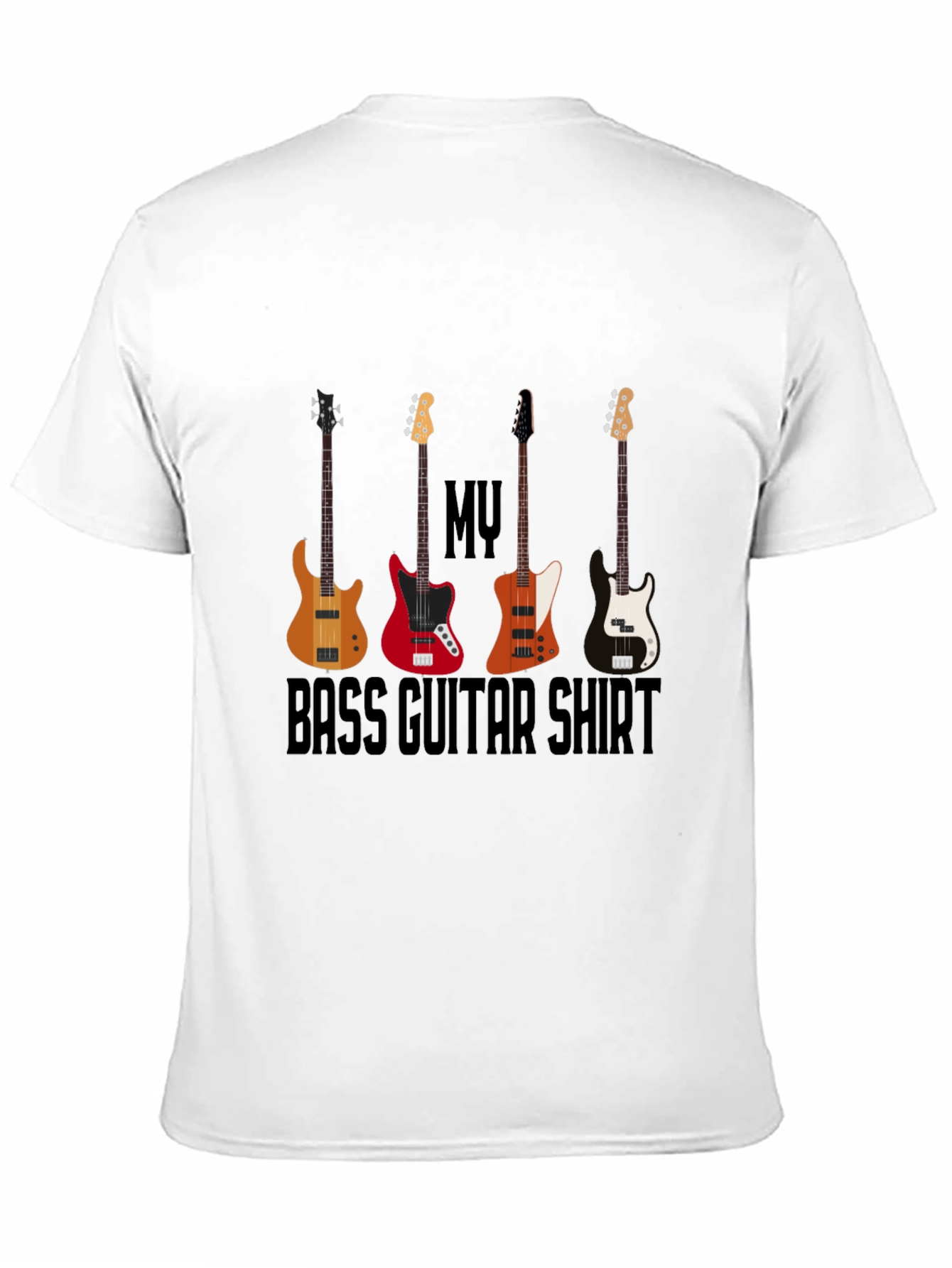 My Bass Guitar Shirt | Black T-Shirt