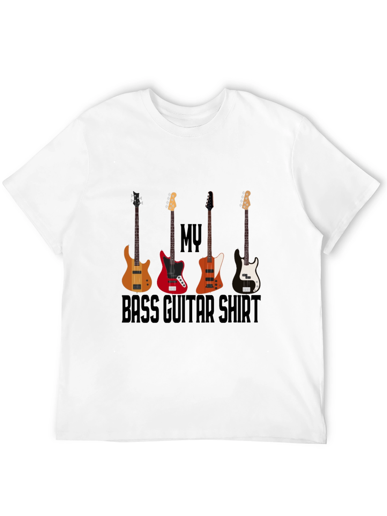 My Bass Guitar Shirt | Black T-Shirt