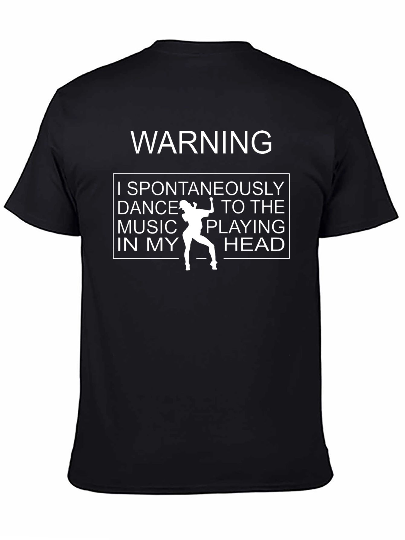 Warning Spontaneous Dance Music Head T-Shirt