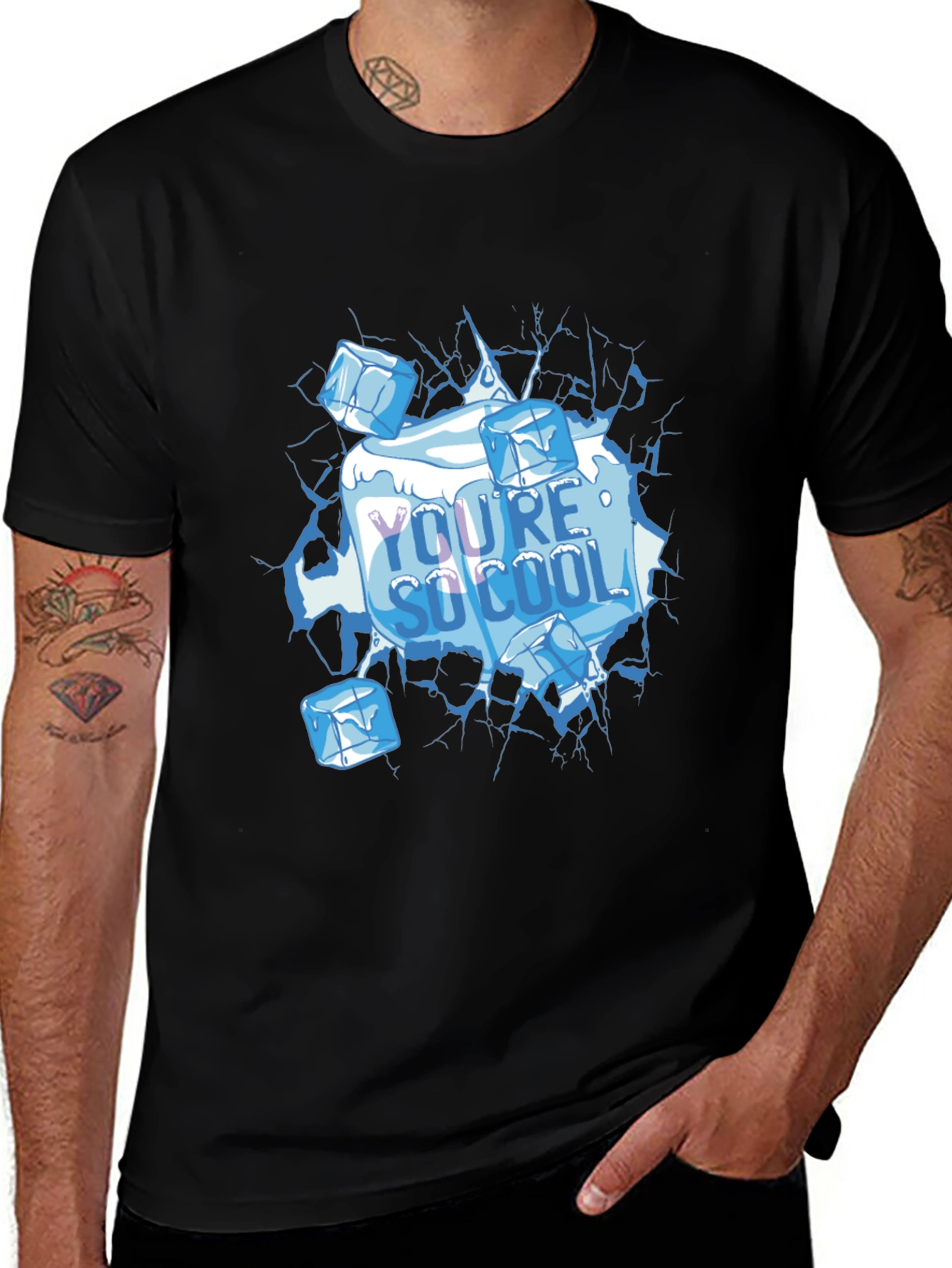 Cool Ice Cube Graphic T-Shirt