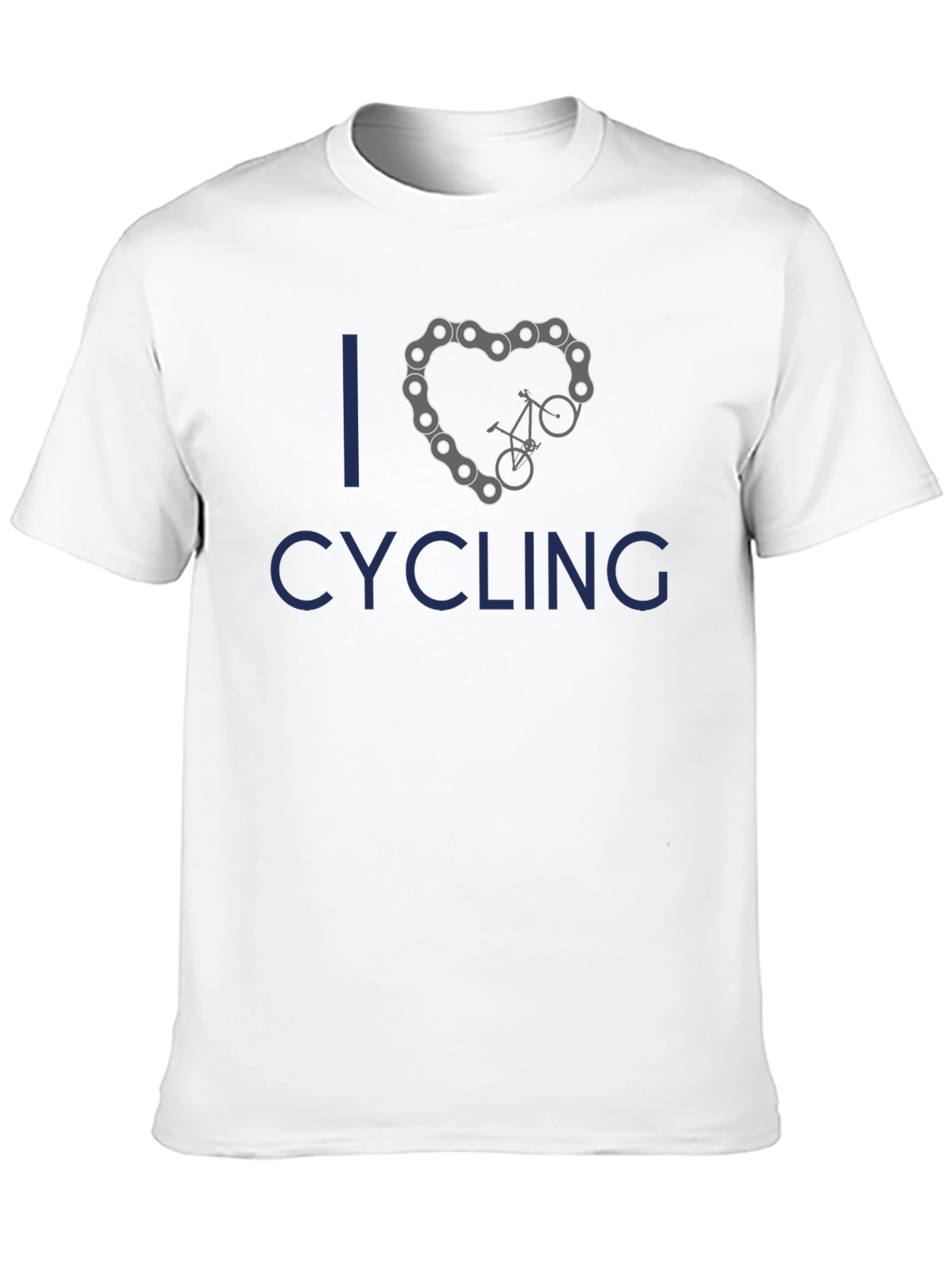 I Heart Cycling Black T-Shirt
