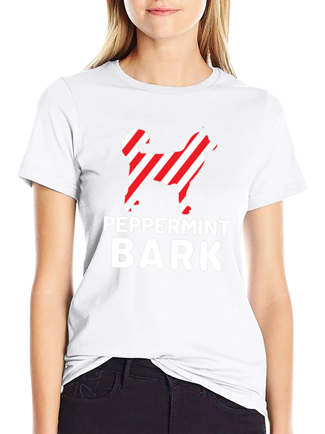 Peppermint Bark Dog Graphic T-Shirt