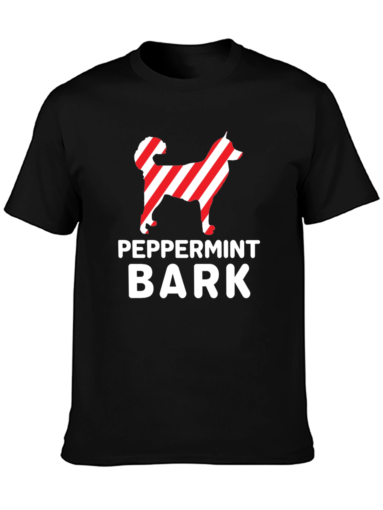 Peppermint Bark Dog Graphic T-Shirt