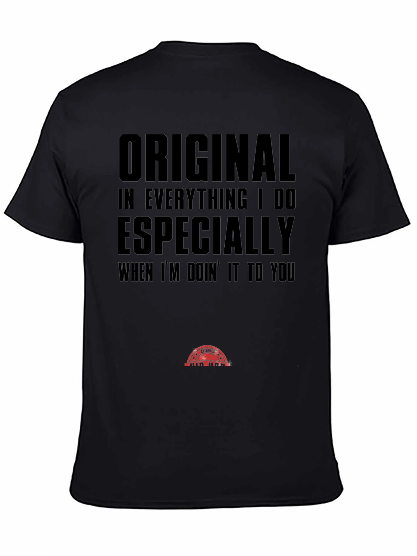 Original Graphic Print T-Shirt - Black