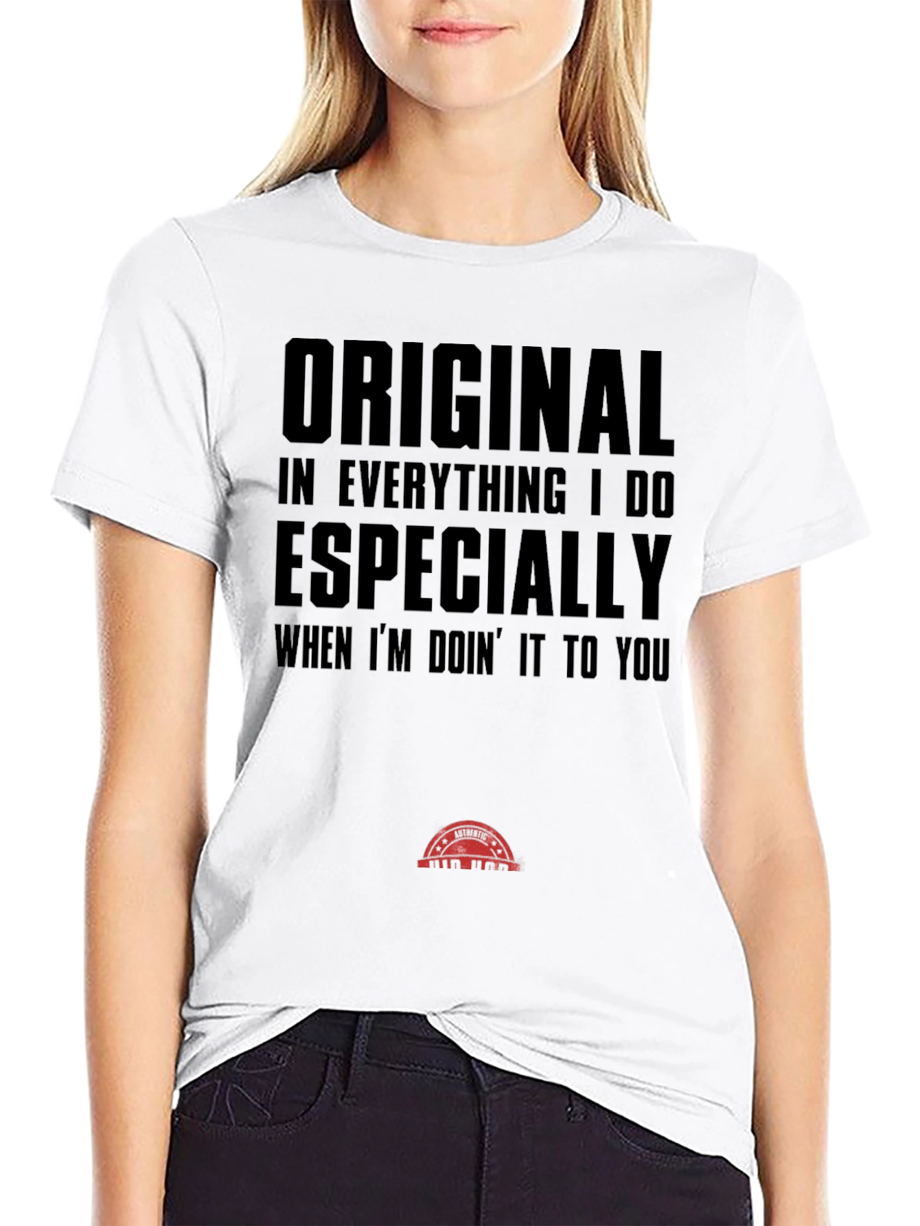 Original Graphic Print T-Shirt - Black