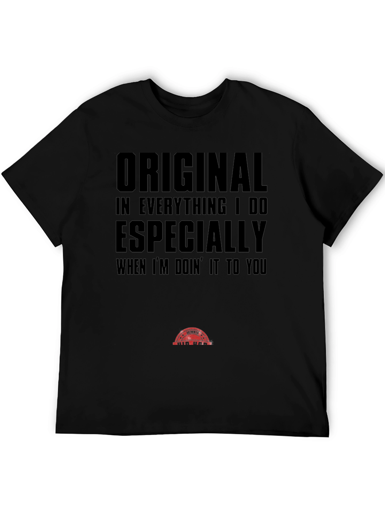 Original Graphic Print T-Shirt - Black