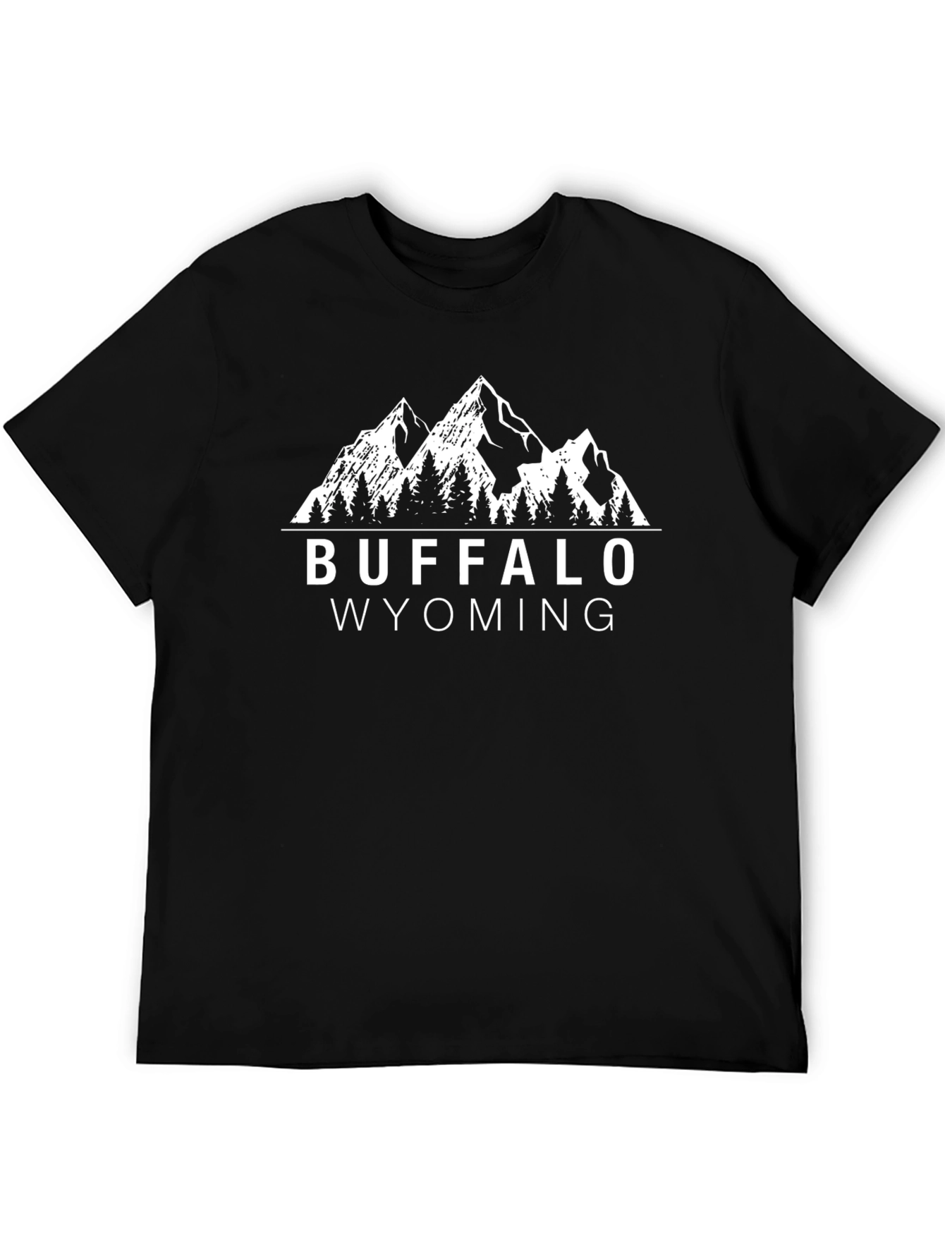 Buffalo Wyoming Graphic Tee - Black T-Shirt