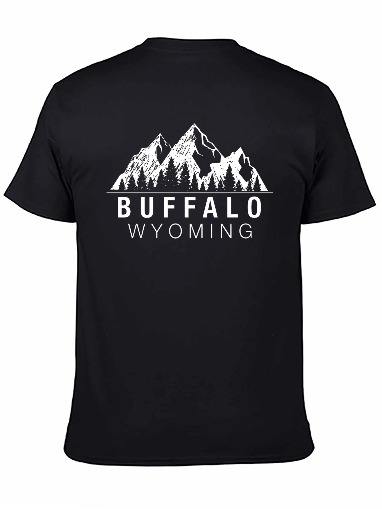 Buffalo Wyoming Graphic Tee - Black T-Shirt