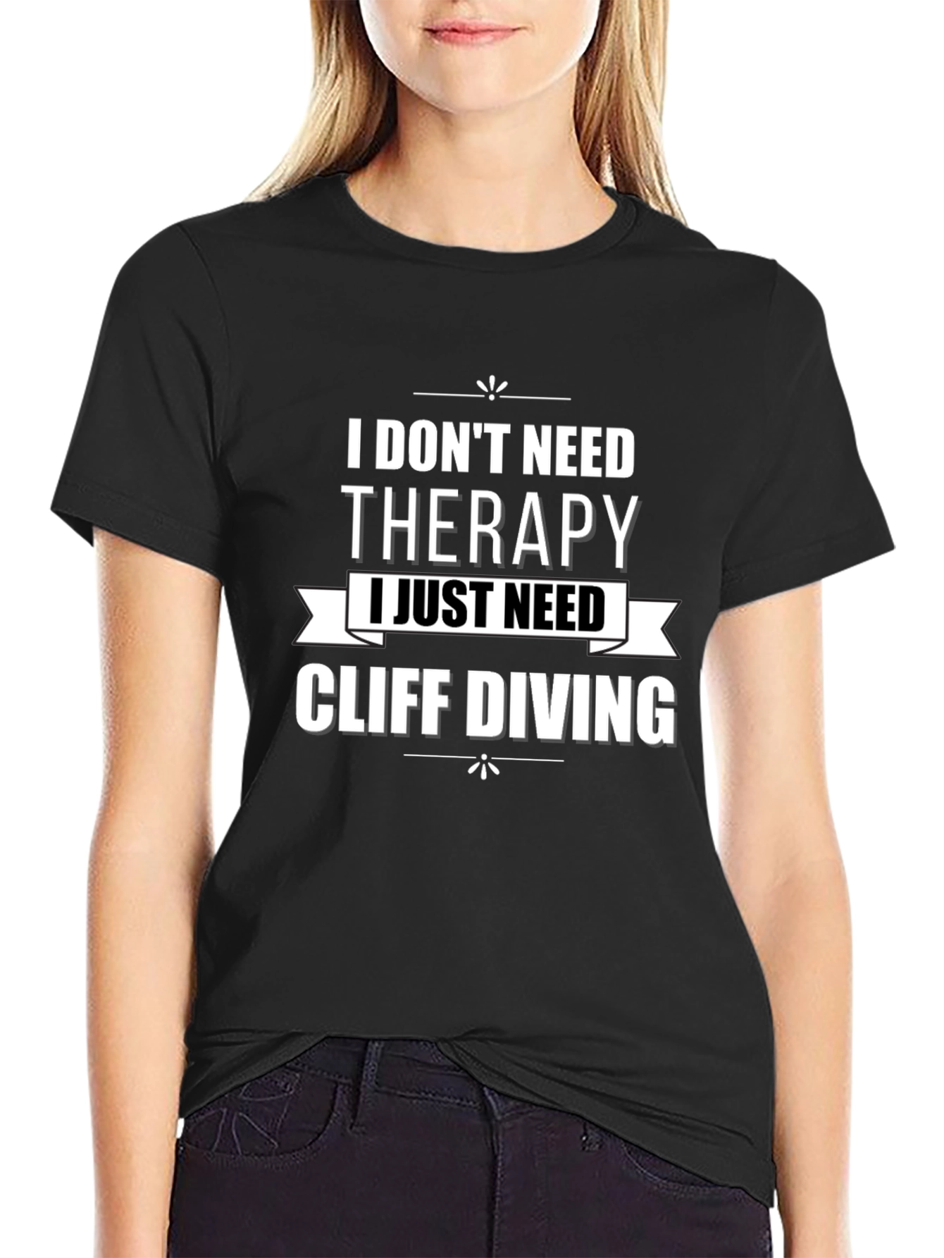 Cliff Diving Therapy T-Shirt