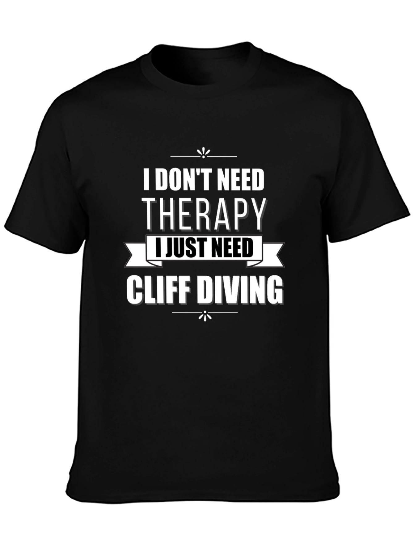 Cliff Diving Therapy T-Shirt