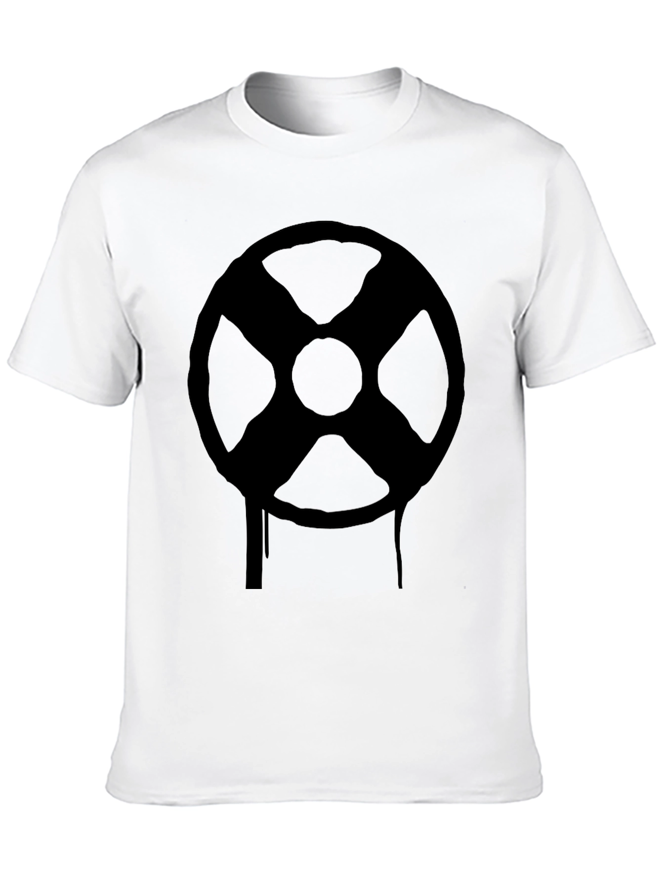 Black Graphic Tee - Target Symbol Design