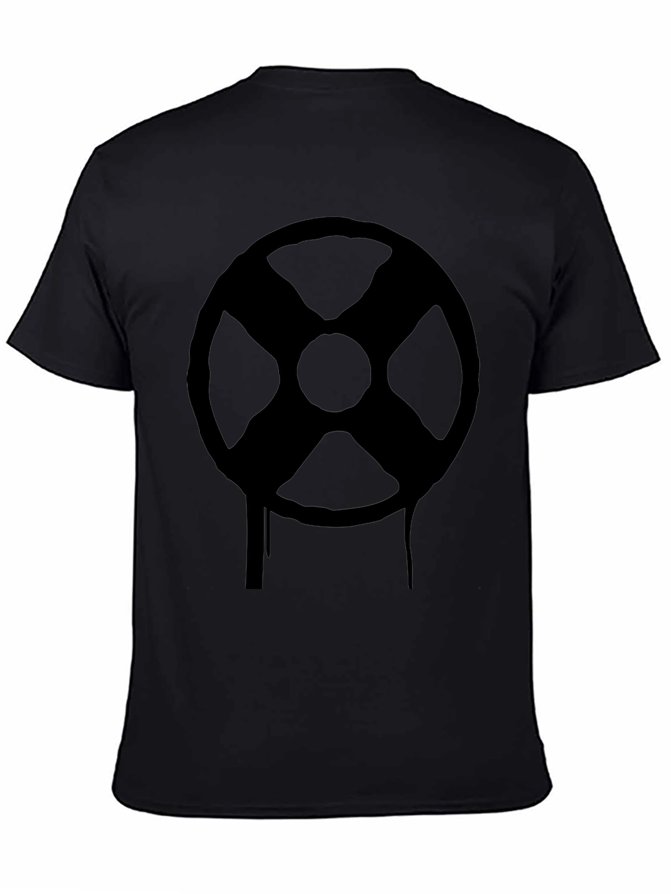 Black Graphic Tee - Target Symbol Design