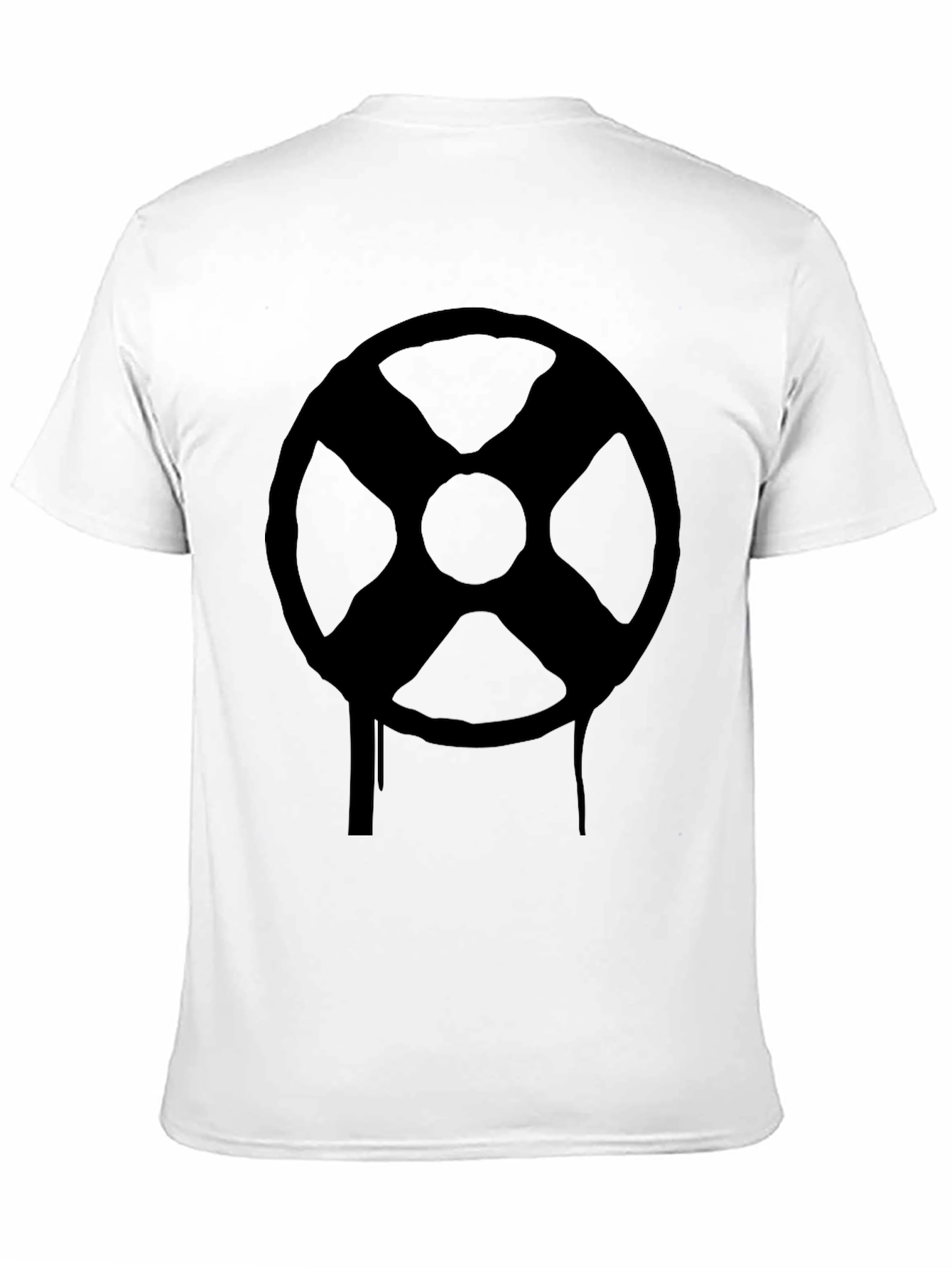 Black Graphic Tee - Target Symbol Design