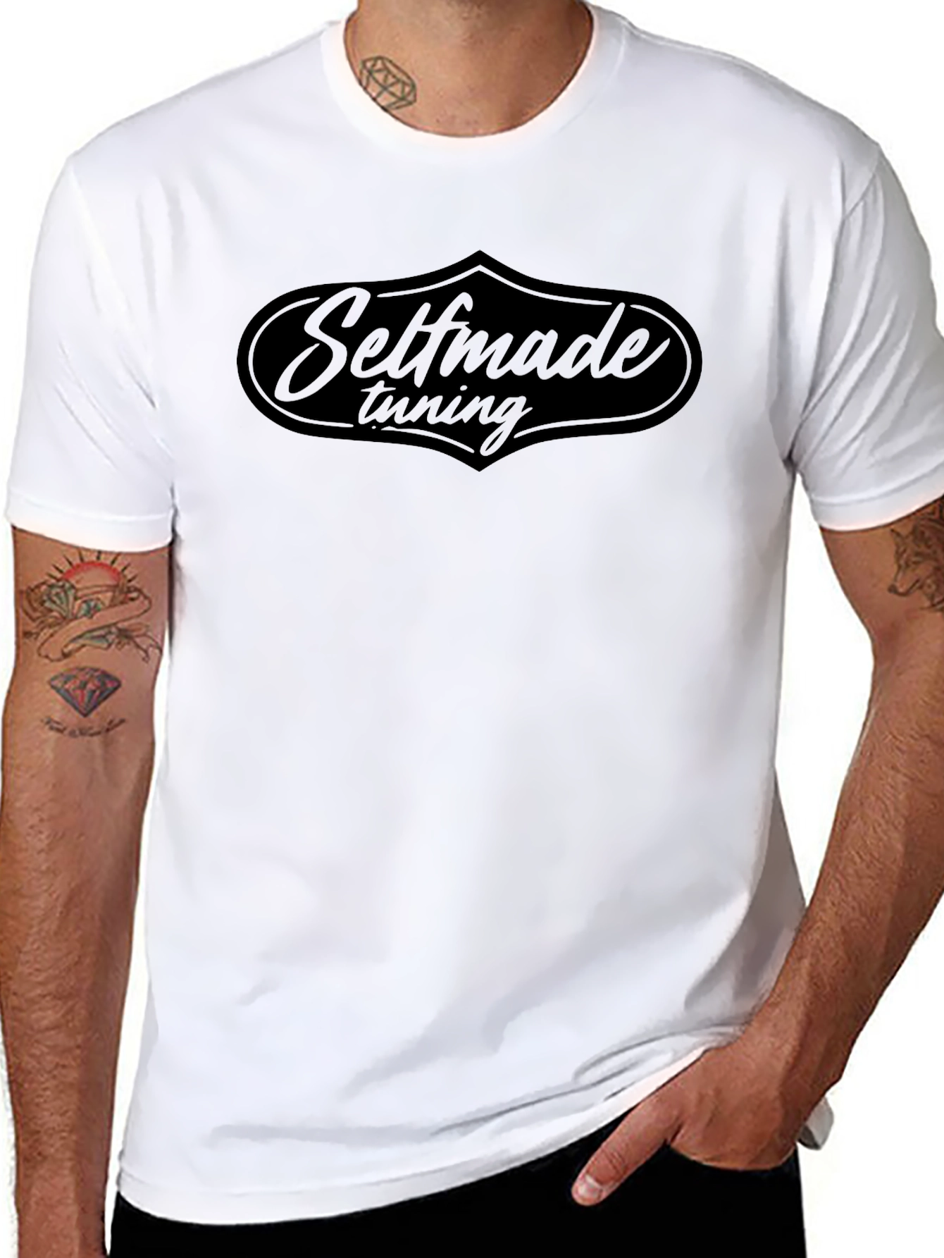 Selfmade Tuning Black Graphic Tee