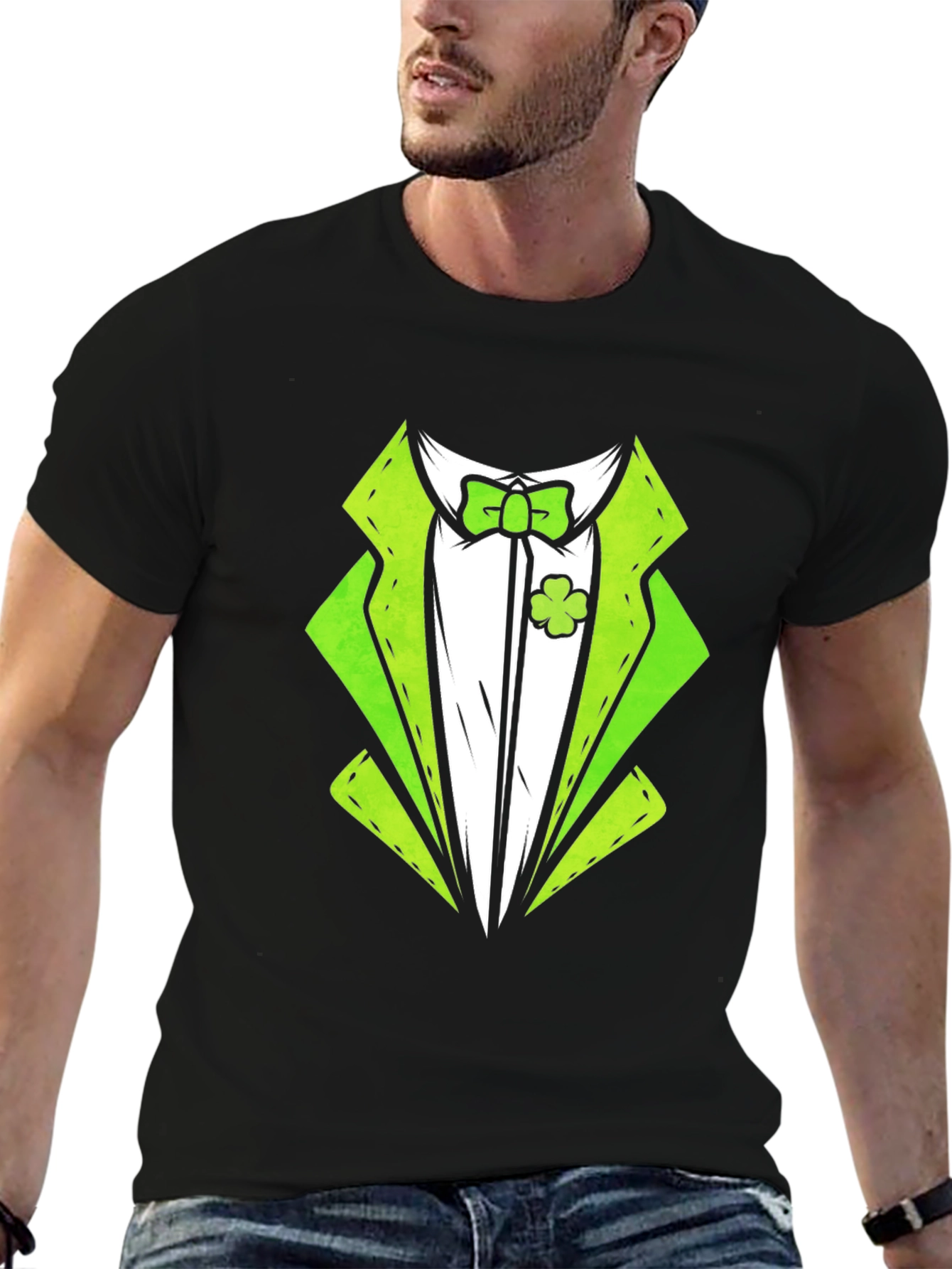 Lucky Green Suit T-Shirt - St. Patricks Day Style