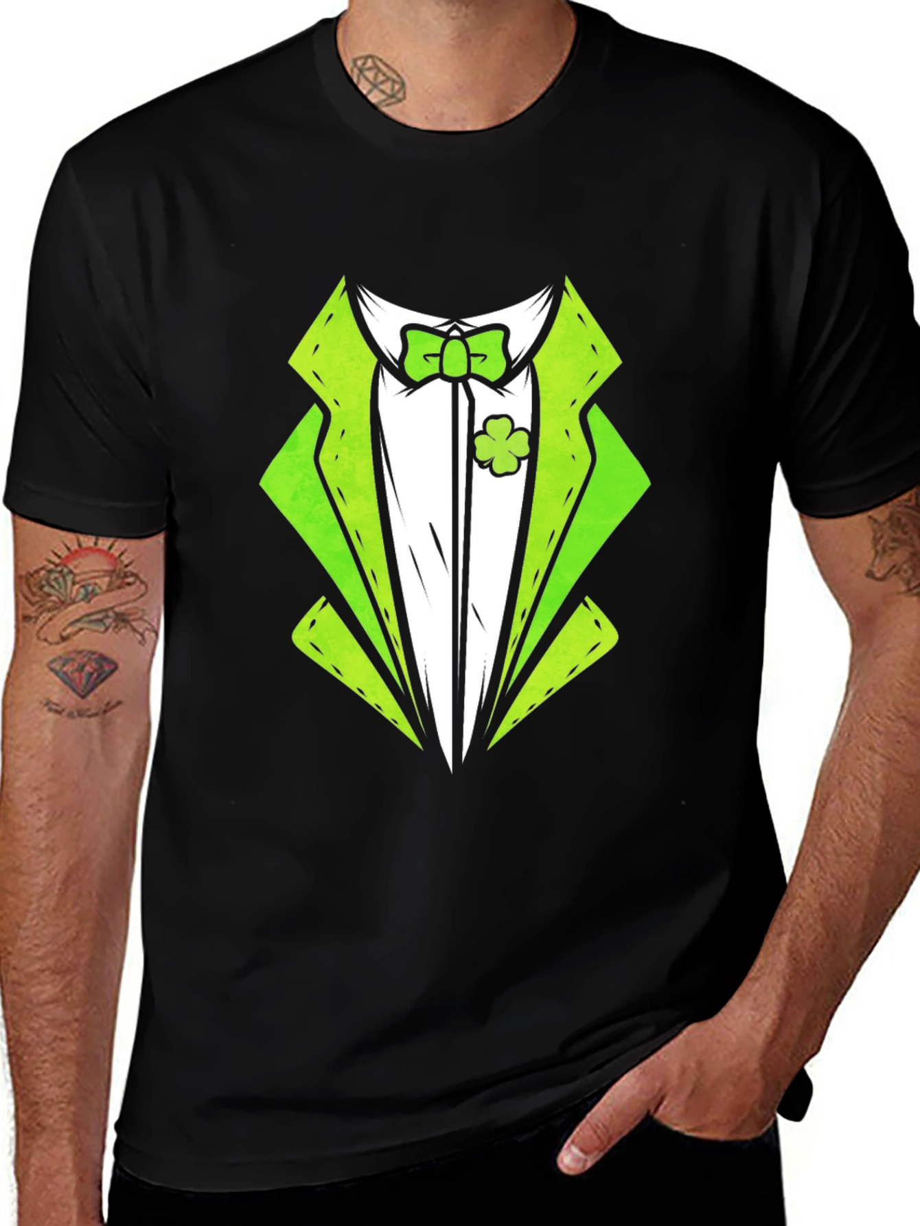 Lucky Green Suit T-Shirt - St. Patricks Day Style