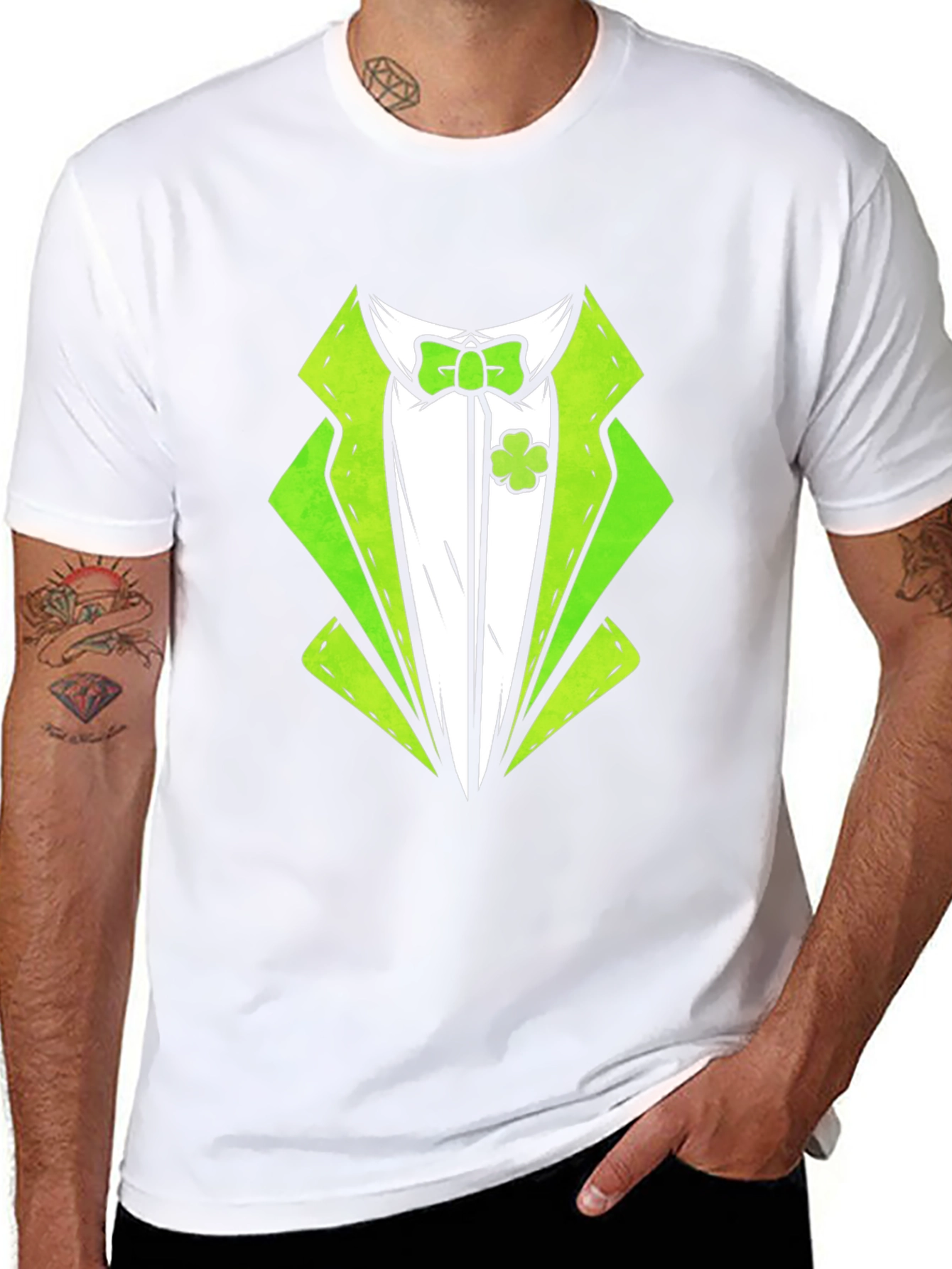 Lucky Green Suit T-Shirt - St. Patricks Day Style
