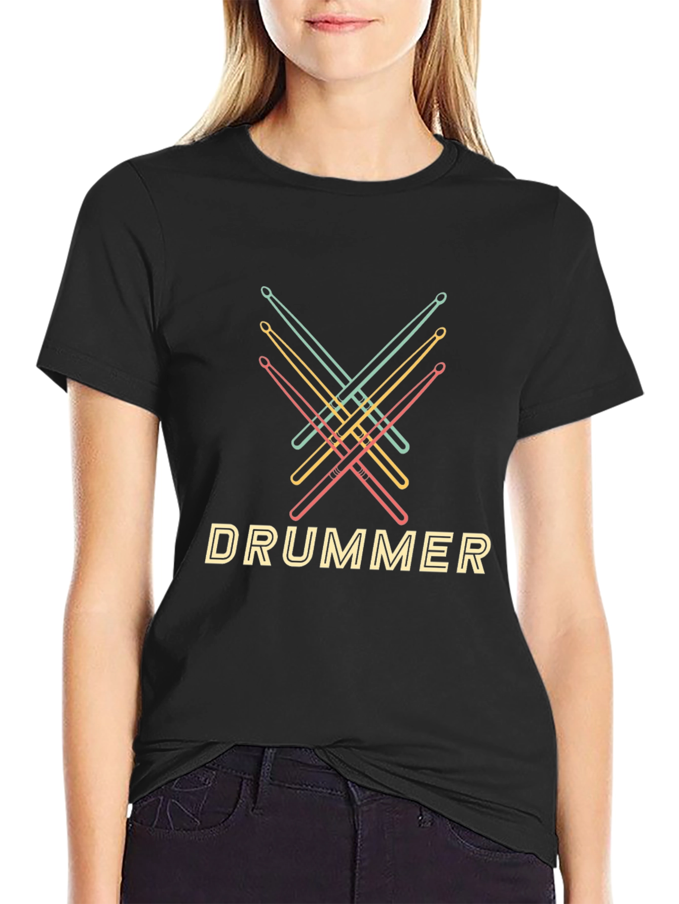 Drummer T-Shirt - Drumsticks Graphic Tee