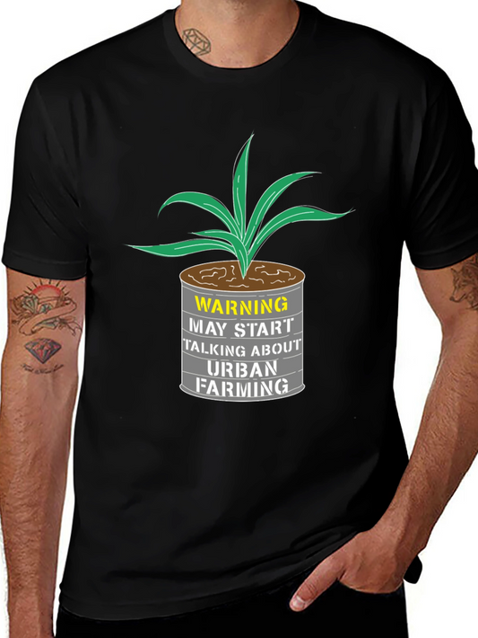 Urban Farming T-Shirt - Warning Graphic Tee