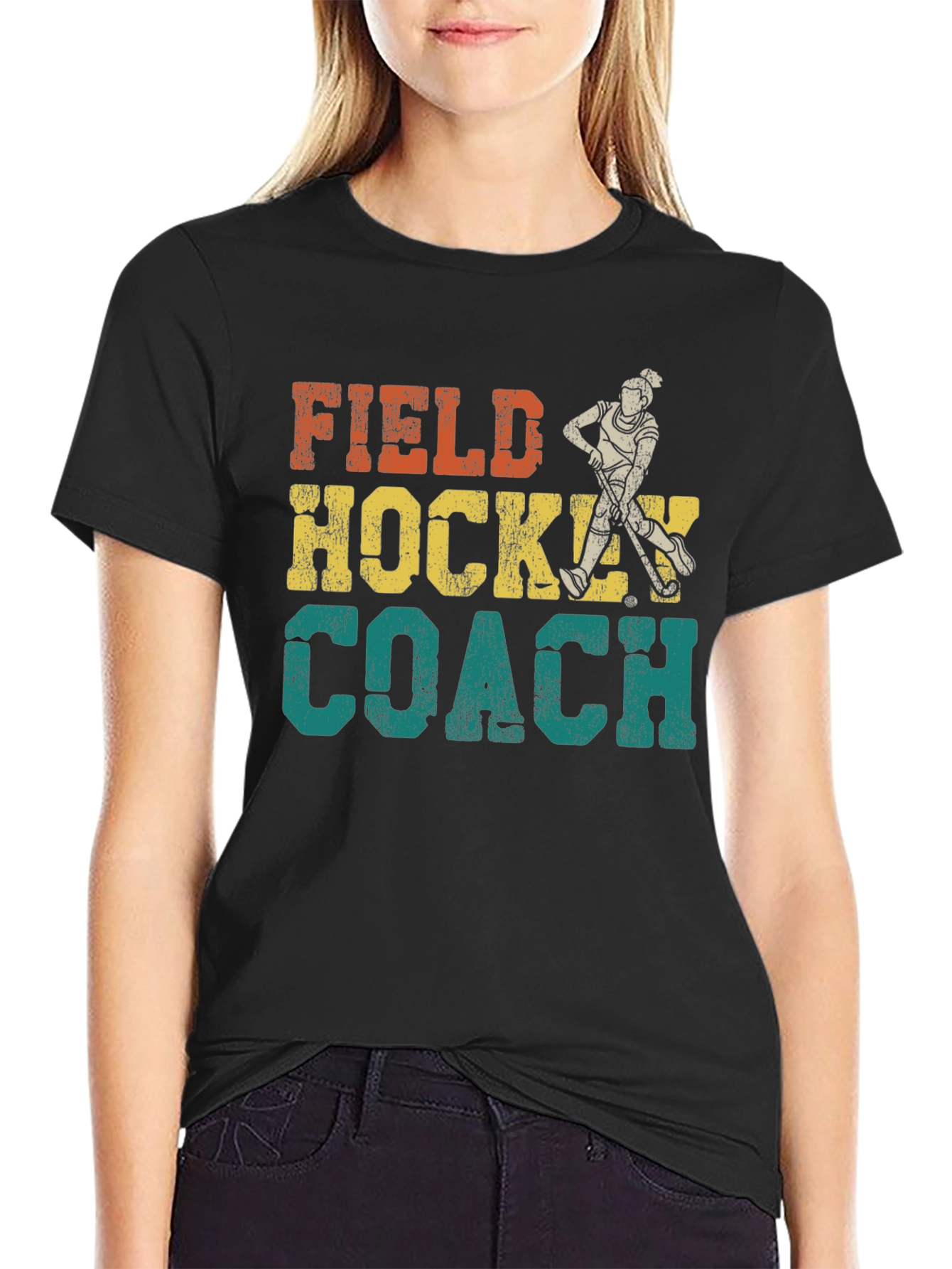 Field Hockey Coach Graphic Tee