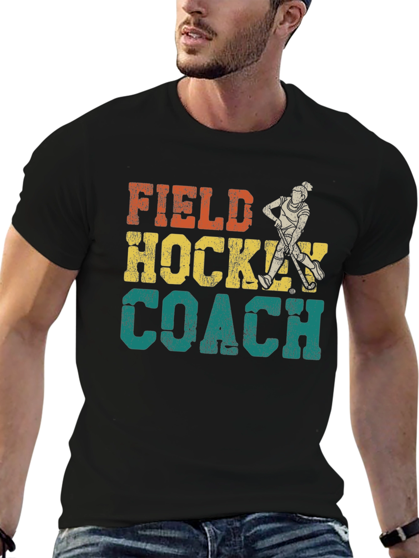 Field Hockey Coach Graphic Tee