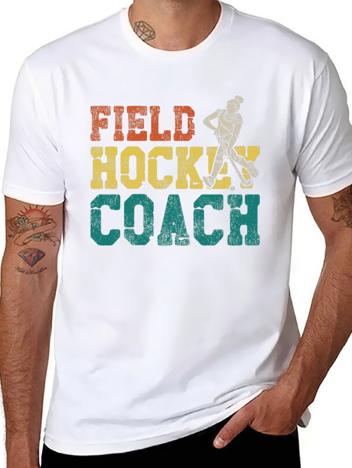Field Hockey Coach Graphic Tee
