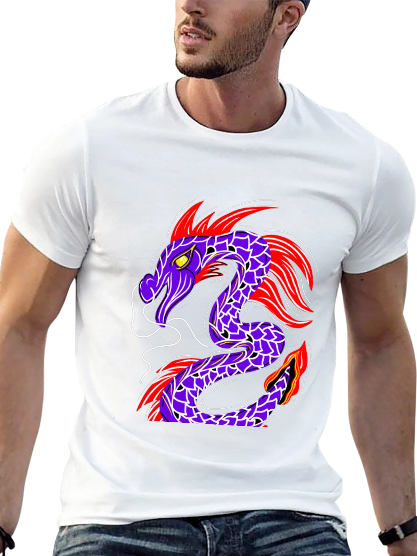 Dragon Graphic Tee - Stylish & Unique Design