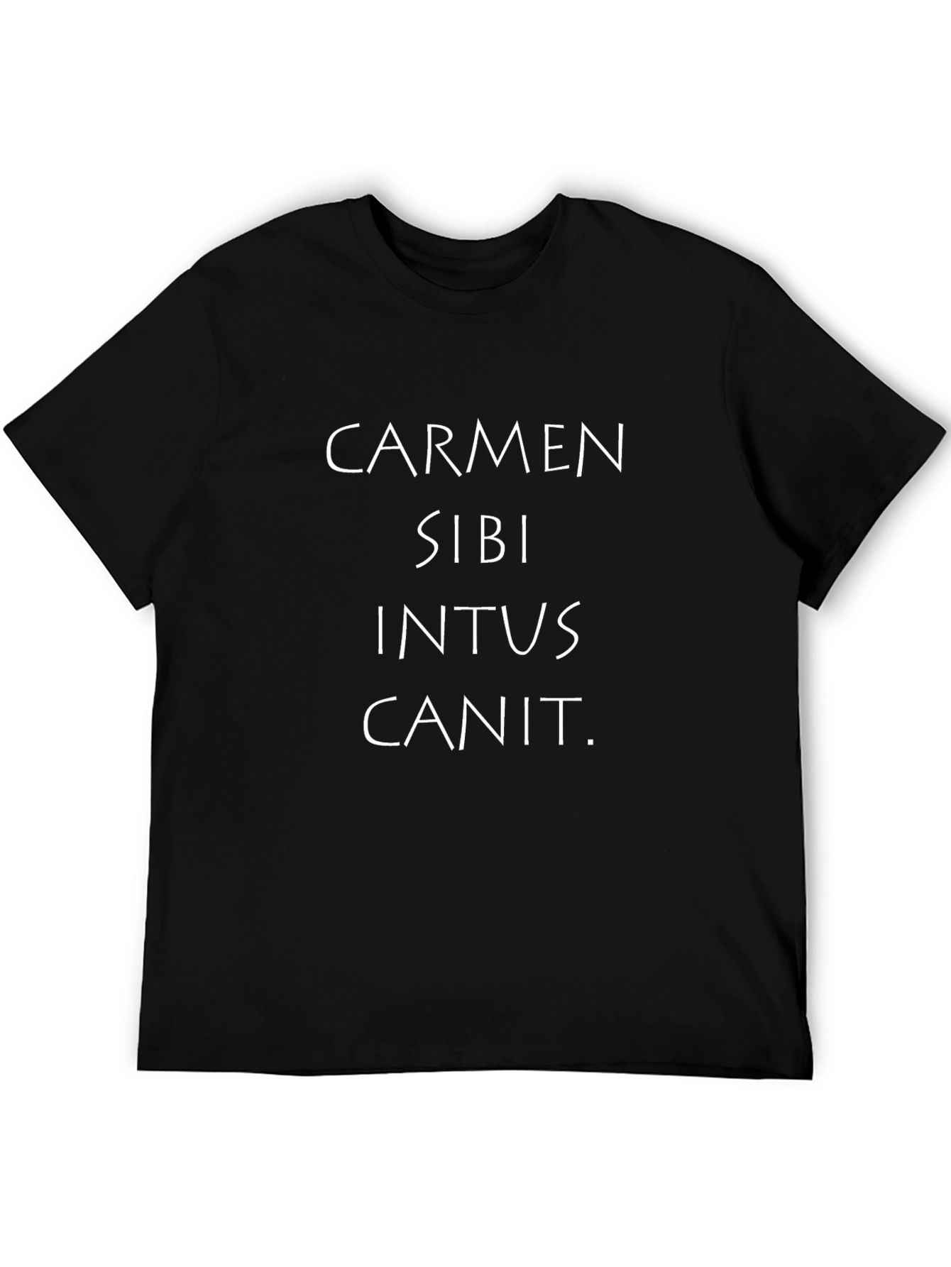 Carmen Sibi Intus Canit T-Shirt - Latin Quote Tee