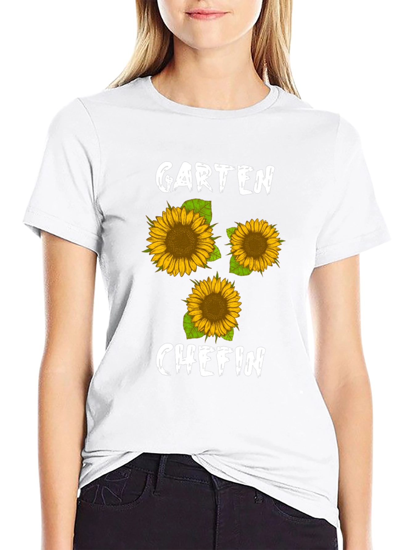 Garten Chefin Sunflower Graphic T-Shirt