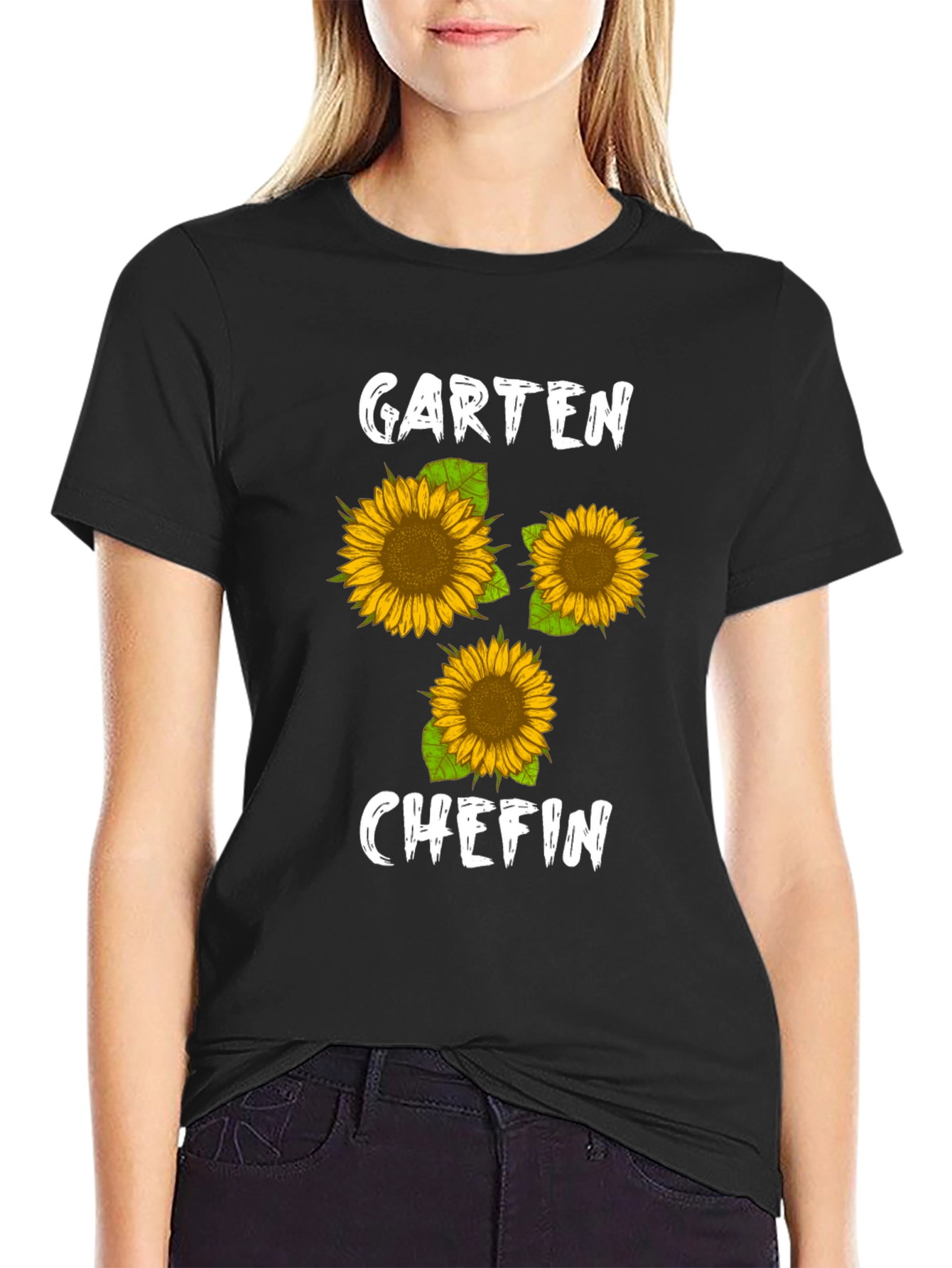Garten Chefin Sunflower Graphic T-Shirt