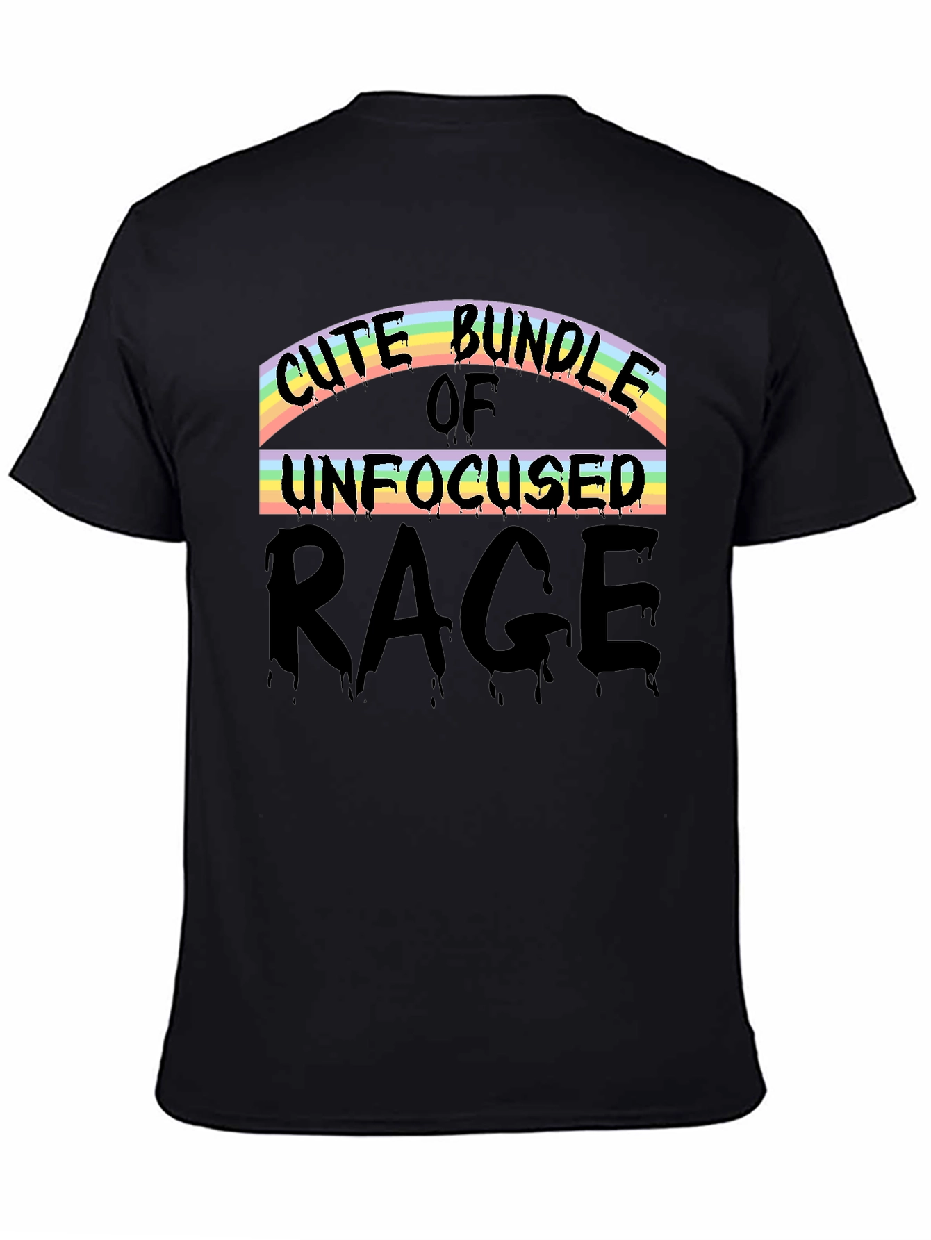 Cute Bundle Unfocused Rage Graphic Tee