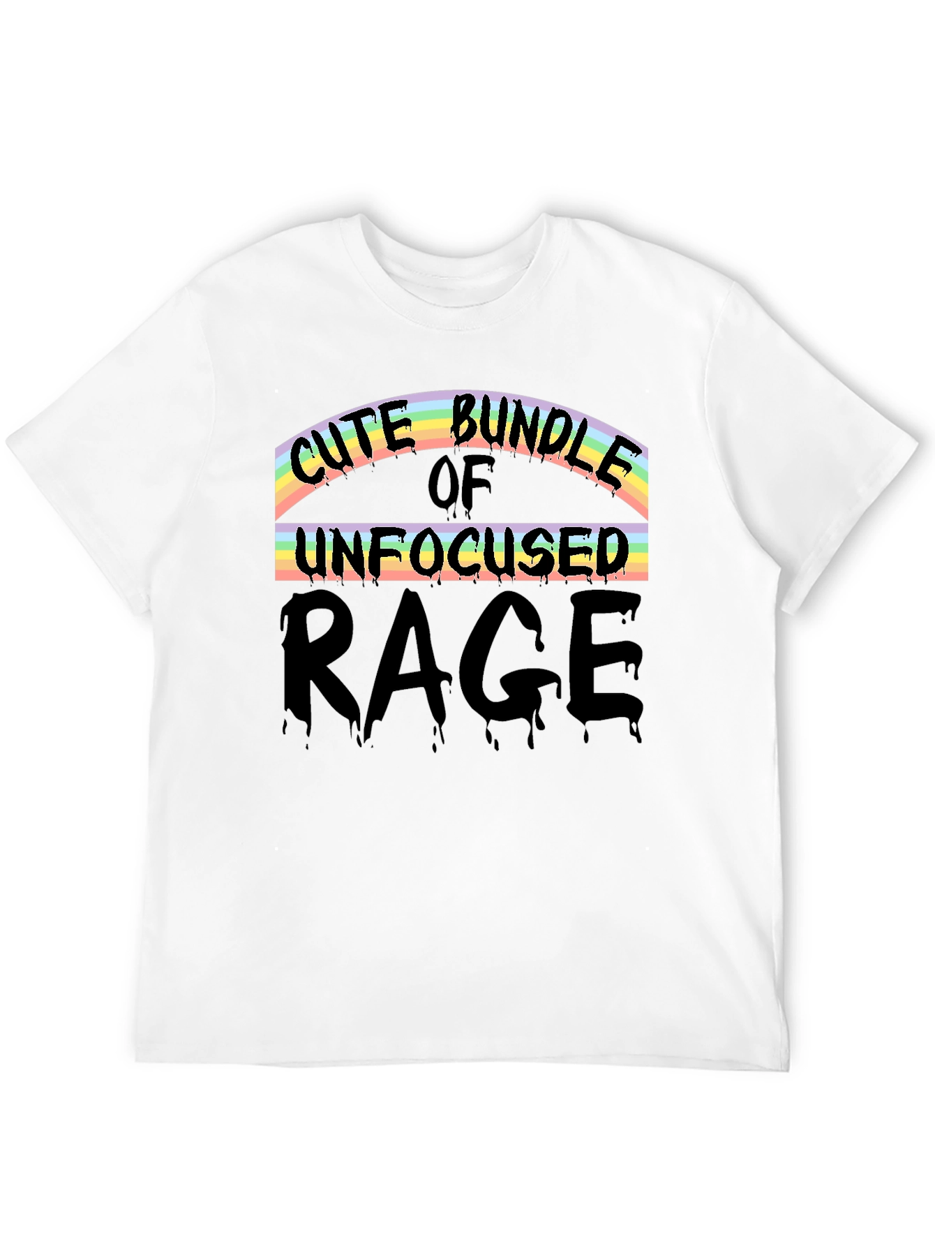 Cute Bundle Unfocused Rage Graphic Tee