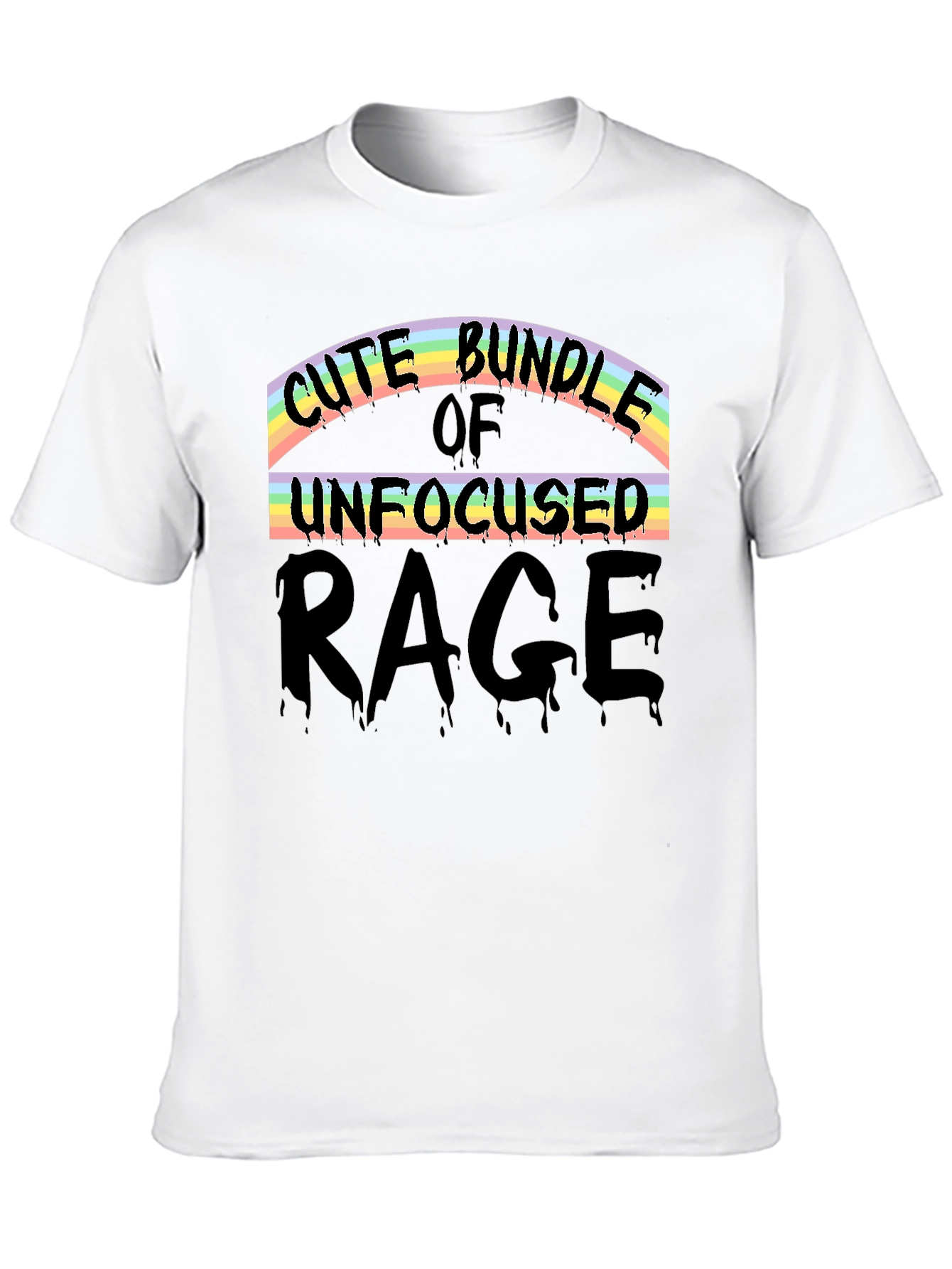 Cute Bundle Unfocused Rage Graphic Tee