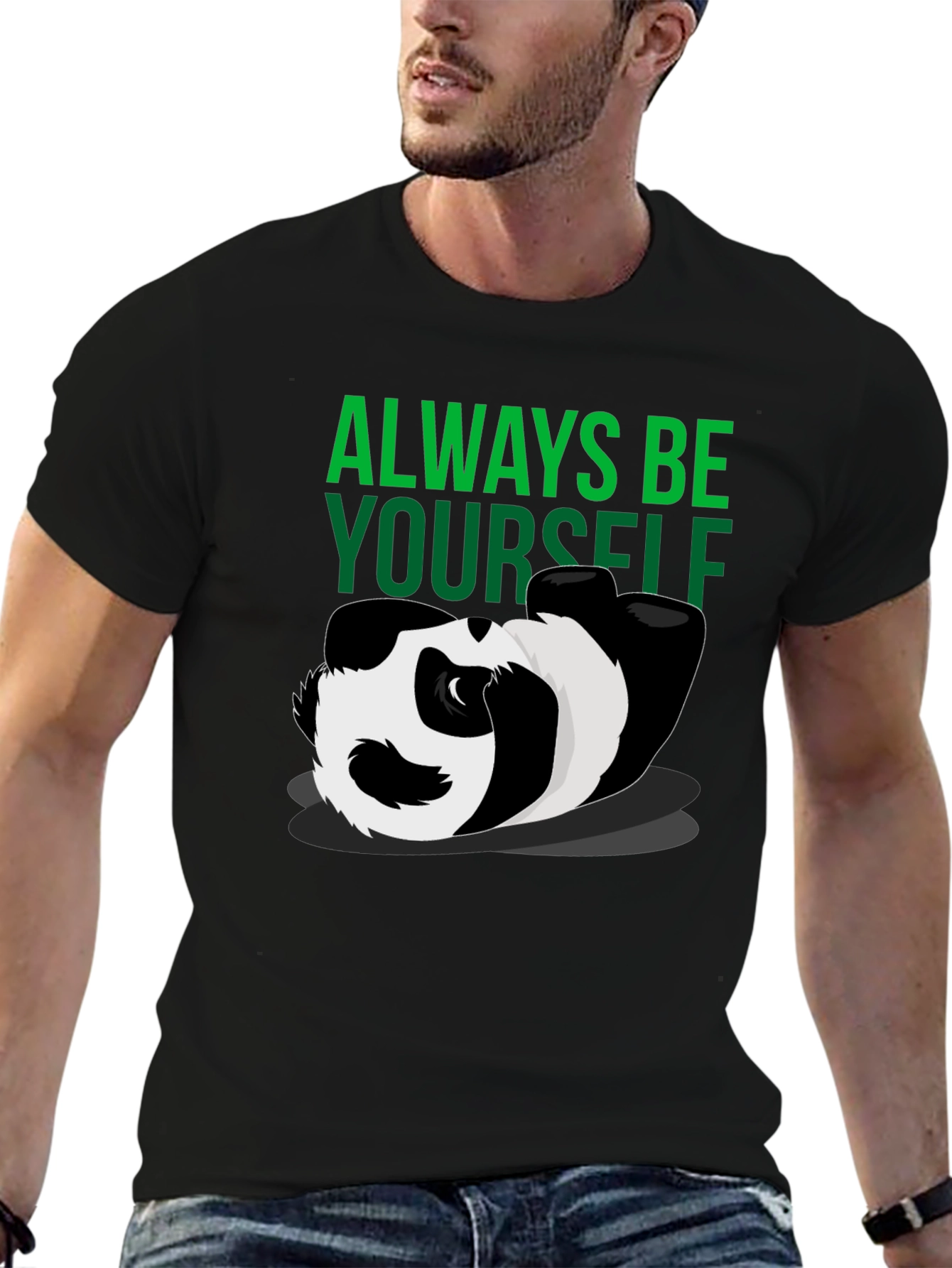 Always Be Yourself Panda Graphic T-Shirt