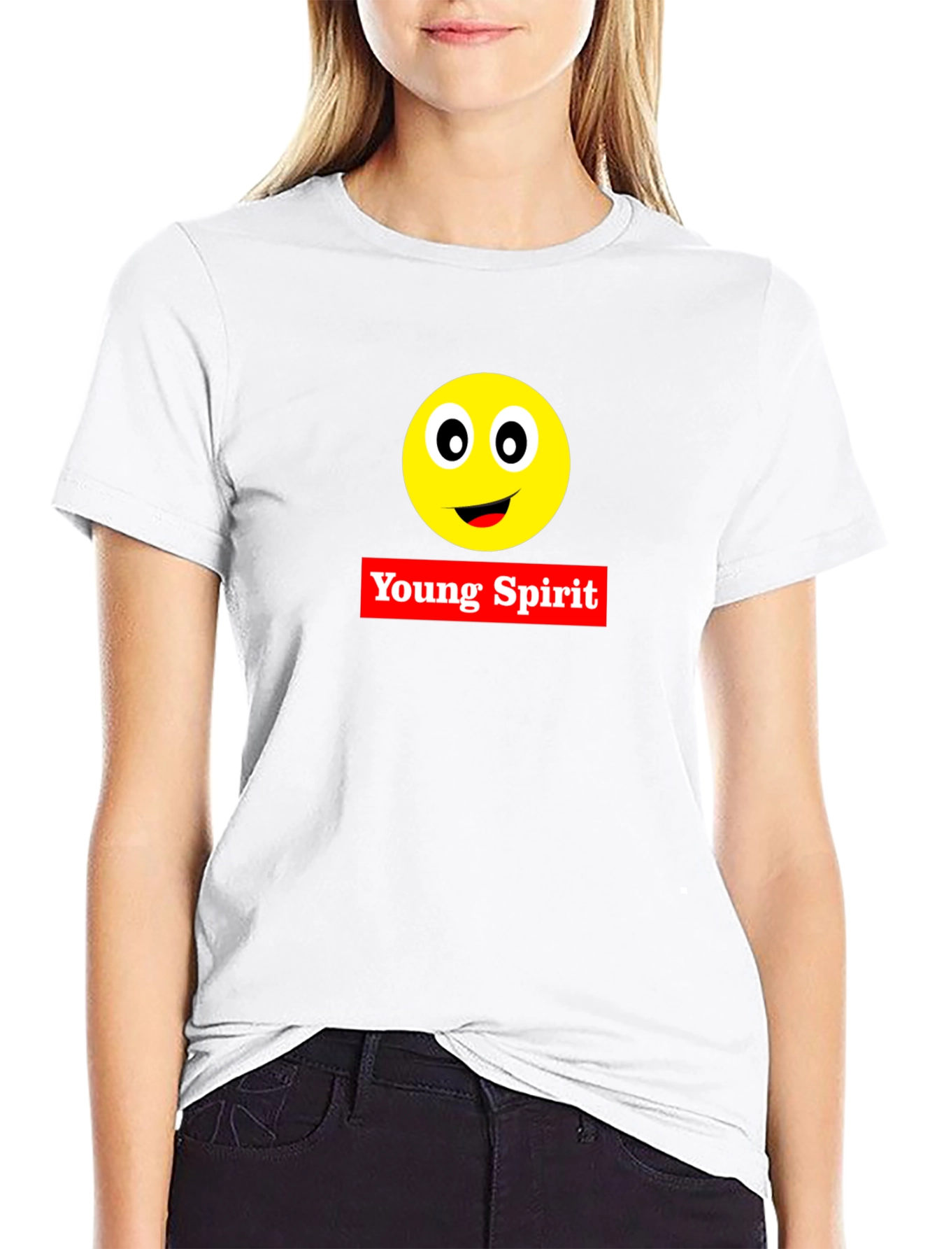 Young Spirit Emoji Black T-Shirt