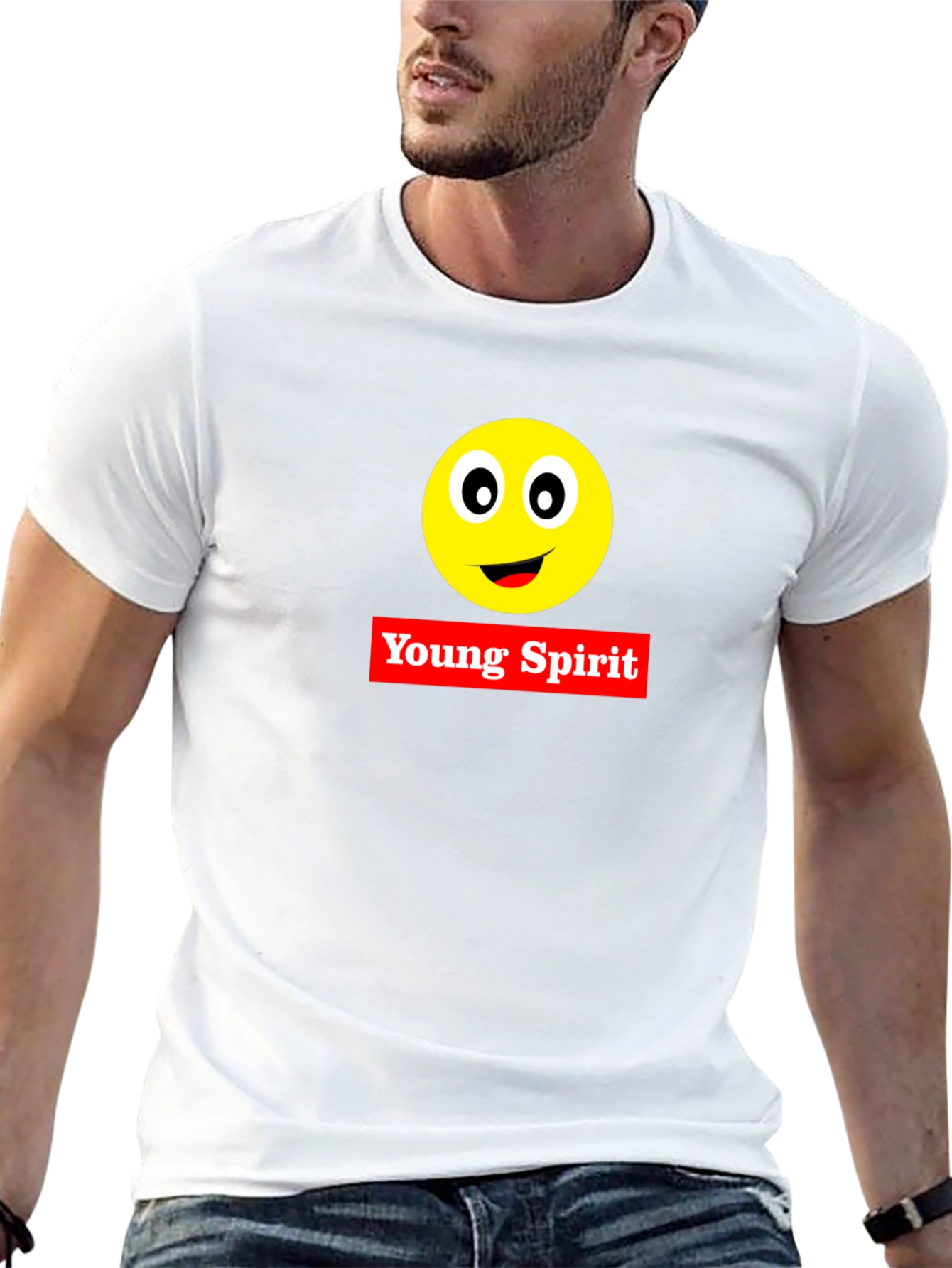 Young Spirit Emoji Black T-Shirt