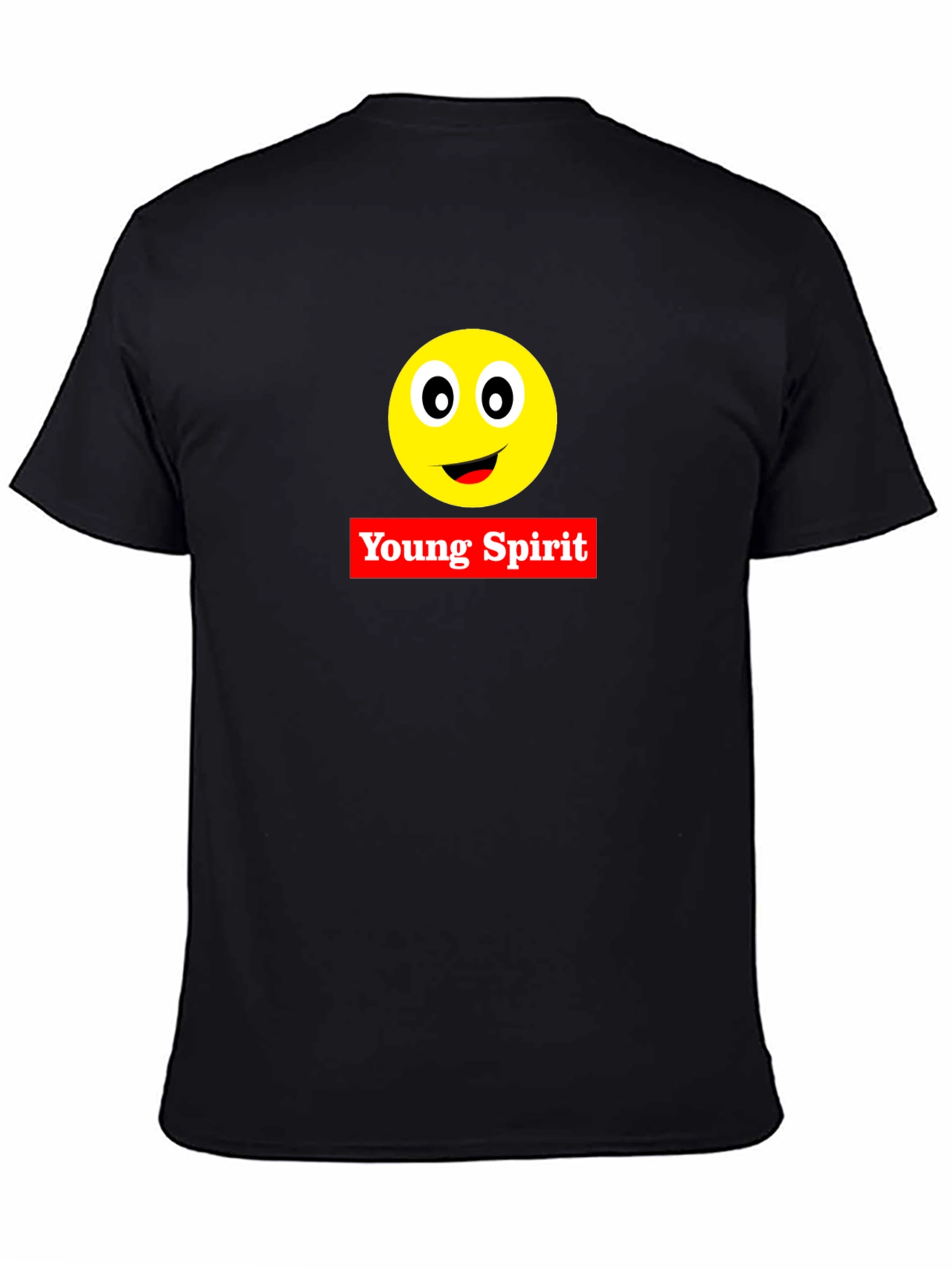 Young Spirit Emoji Black T-Shirt