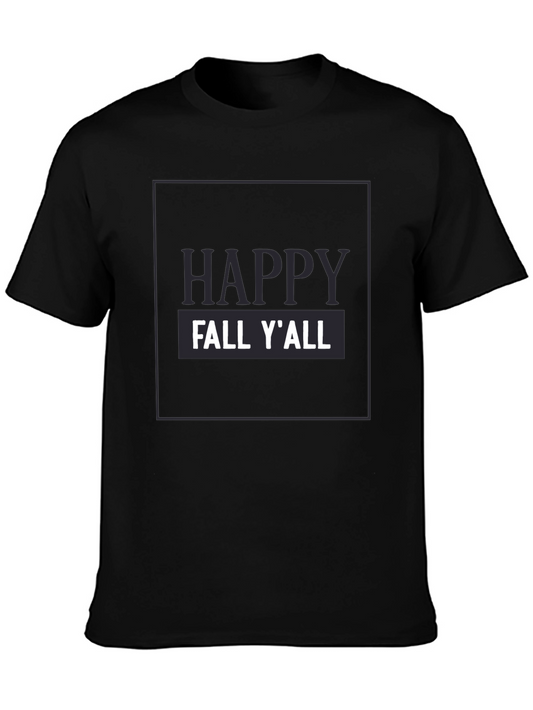 Happy Fall Yall T-Shirt - Autumn Season