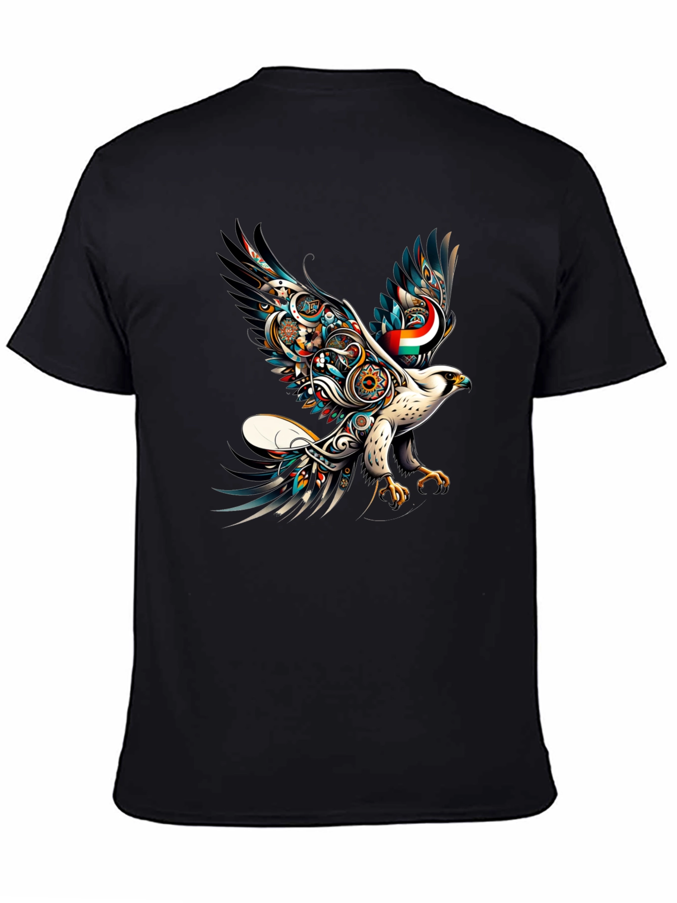 Majestic Eagle Graphic Tee - Black