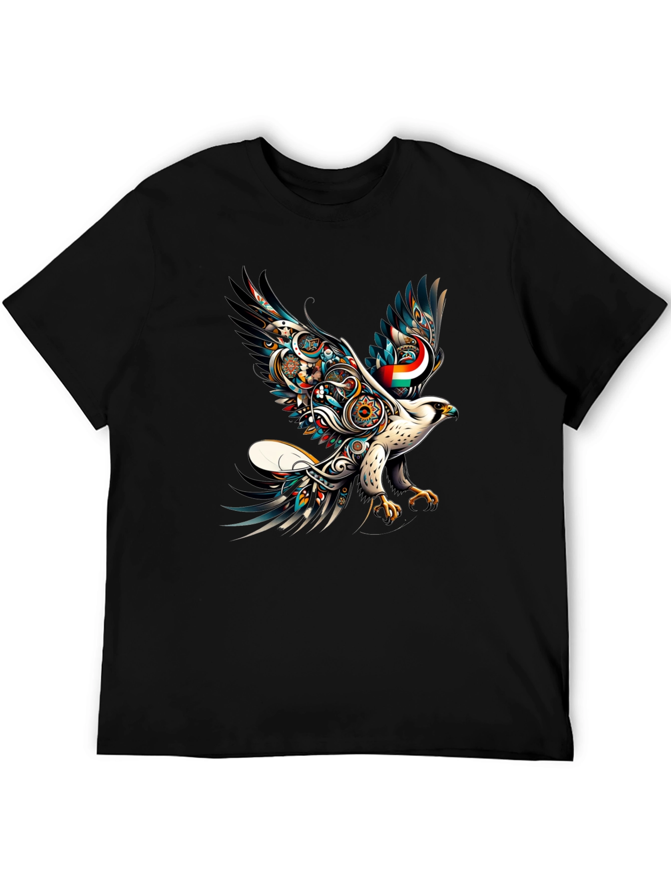 Majestic Eagle Graphic Tee - Black