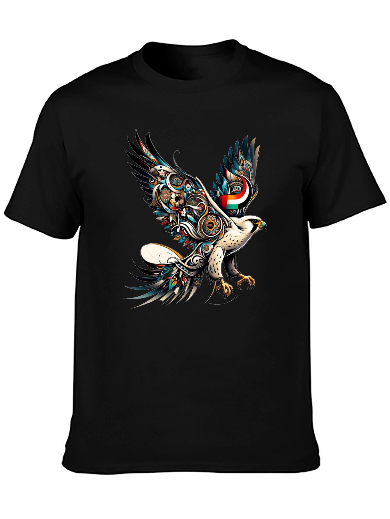 Majestic Eagle Graphic Tee - Black